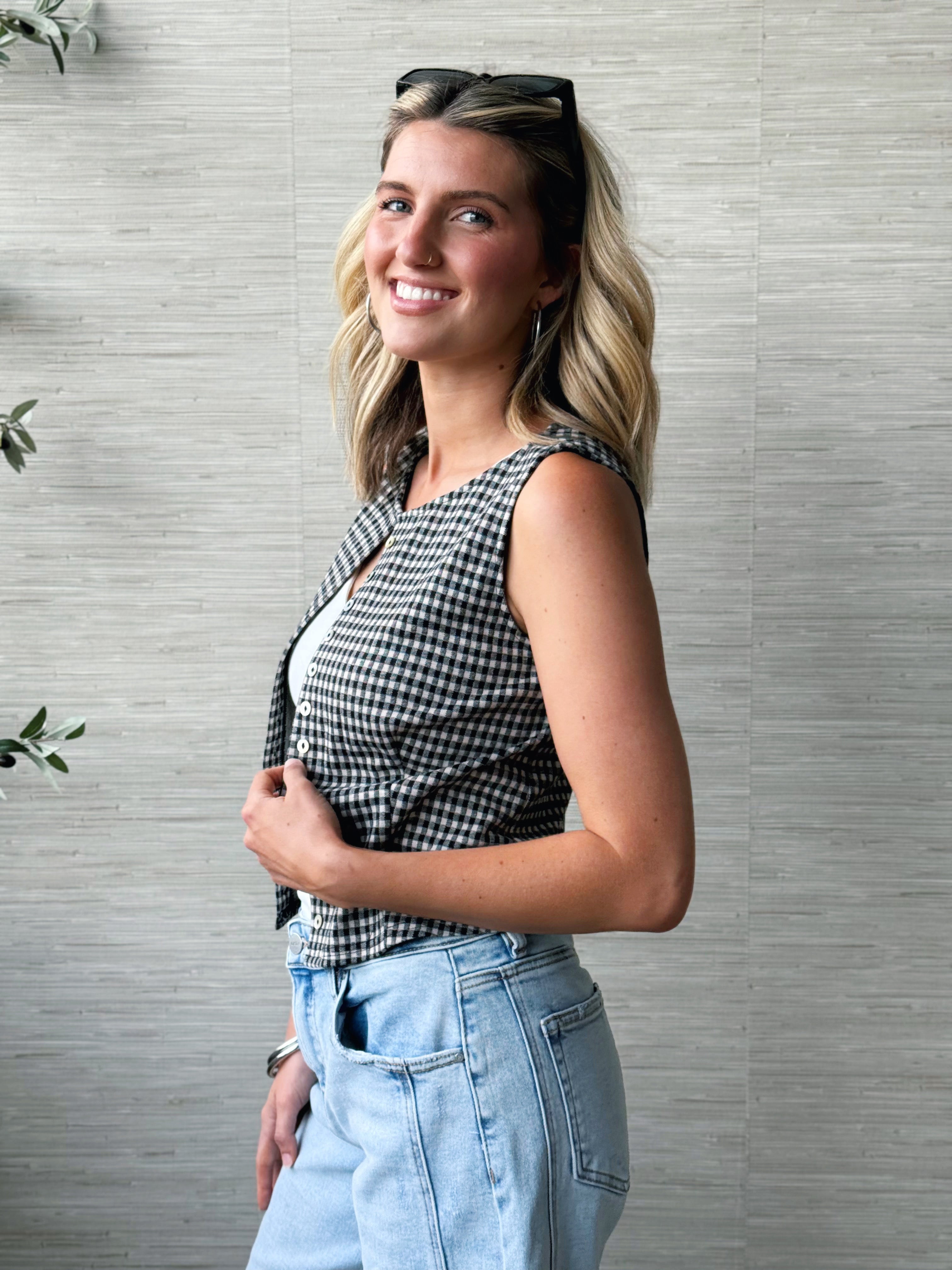 Alison Top - BLACK - willows clothing TANKS