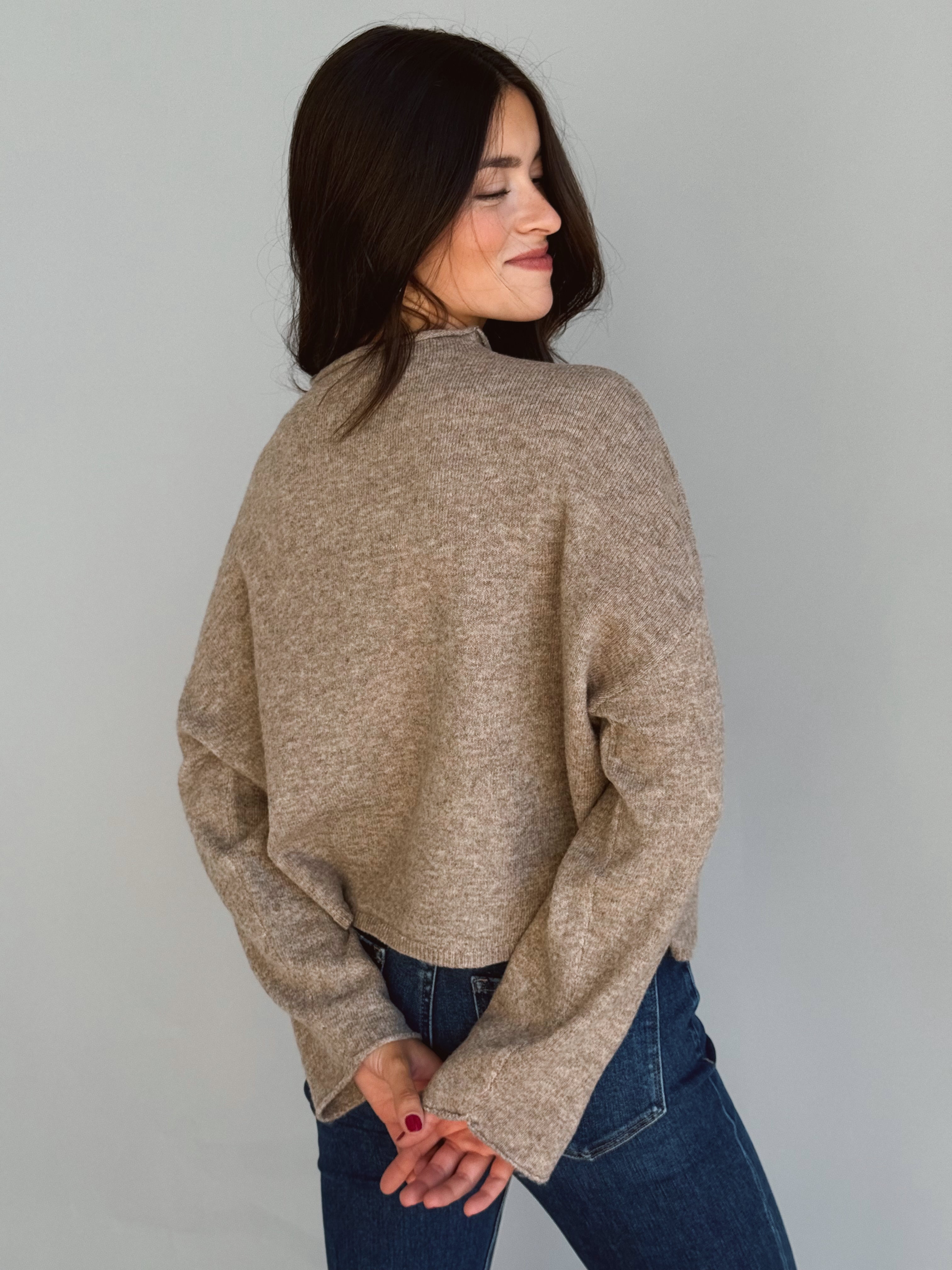 All Too Well Cardigan - MOCHA - willows clothing Cardigan