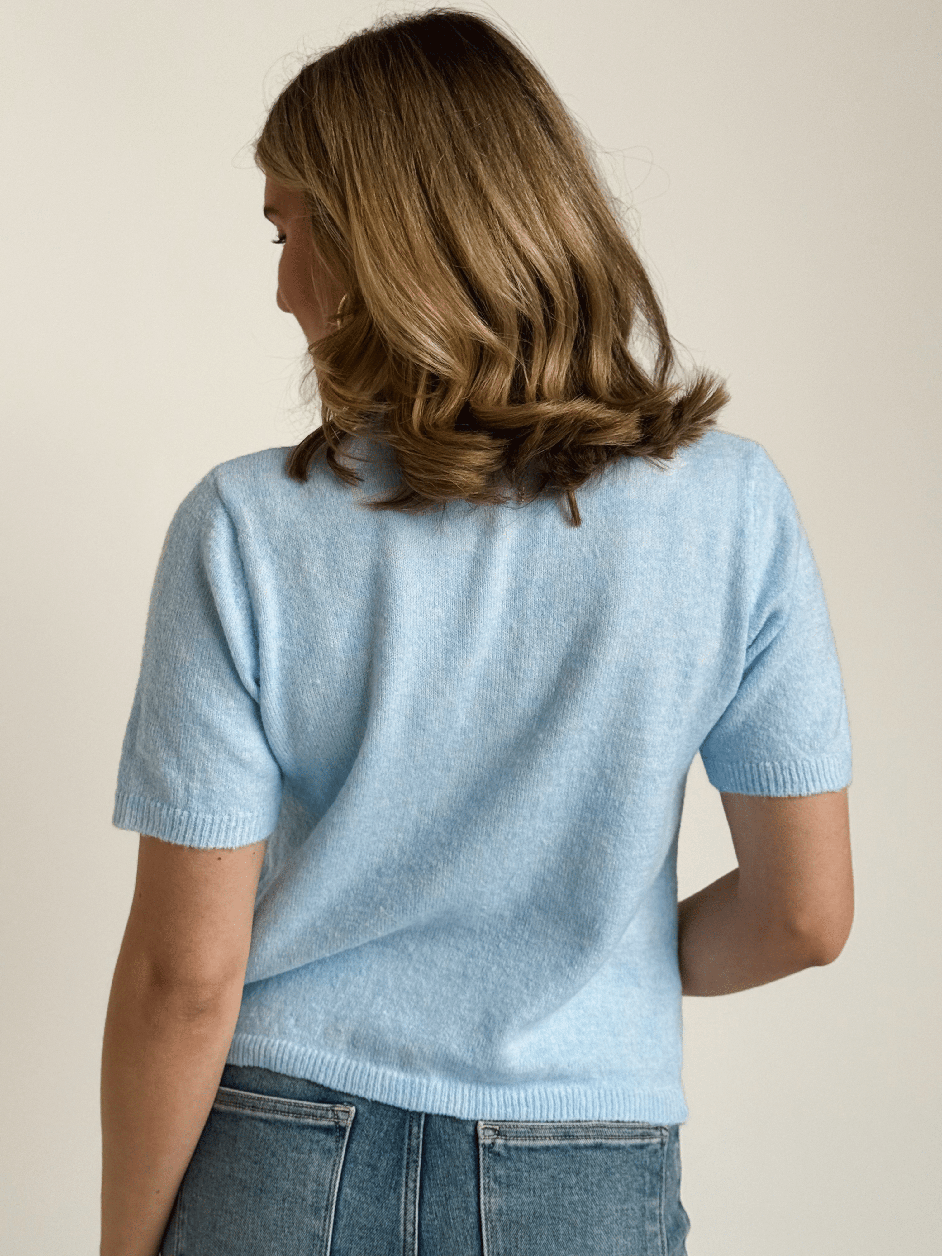 Allie Cardigan - BABY BLUE - willows clothing Cardigan