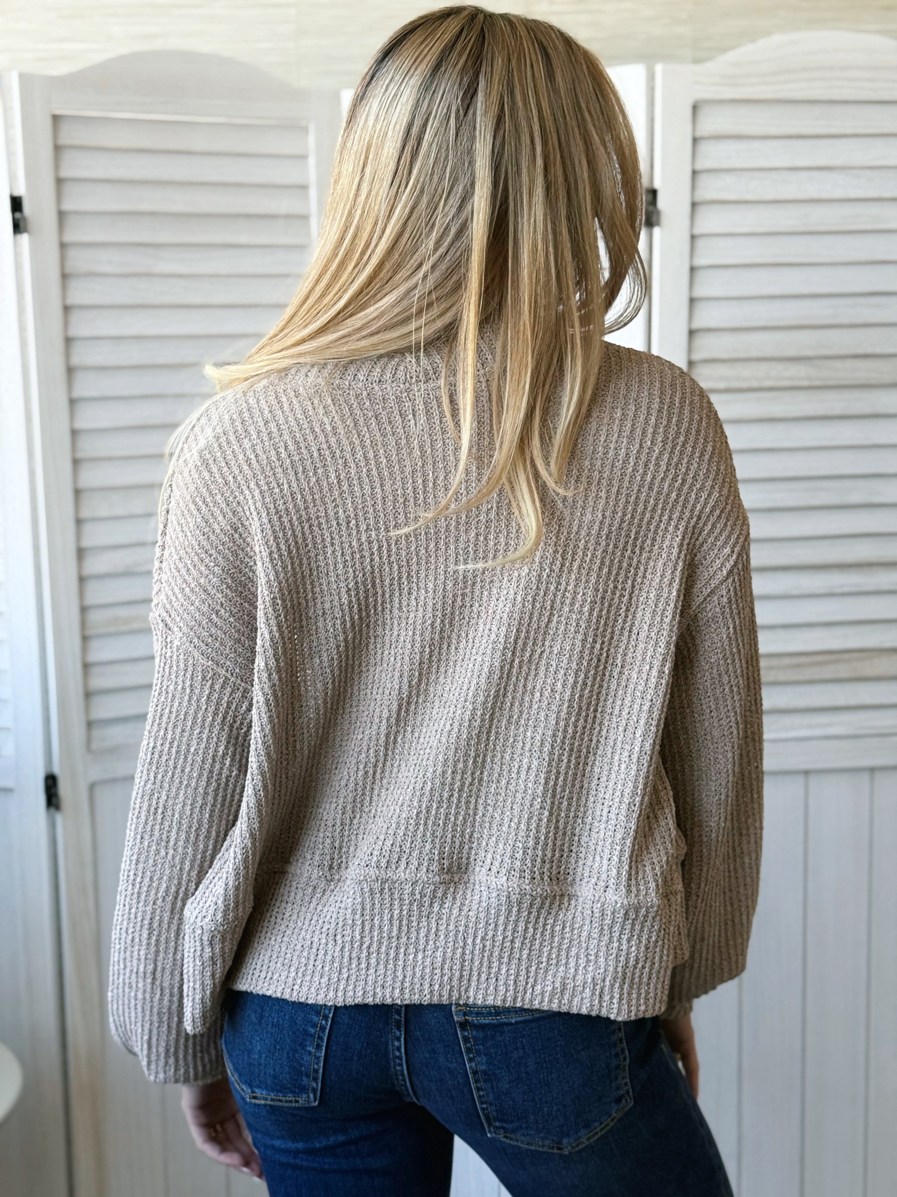 Anessa Cardigan - OATMEAL - willows clothing Cardigan