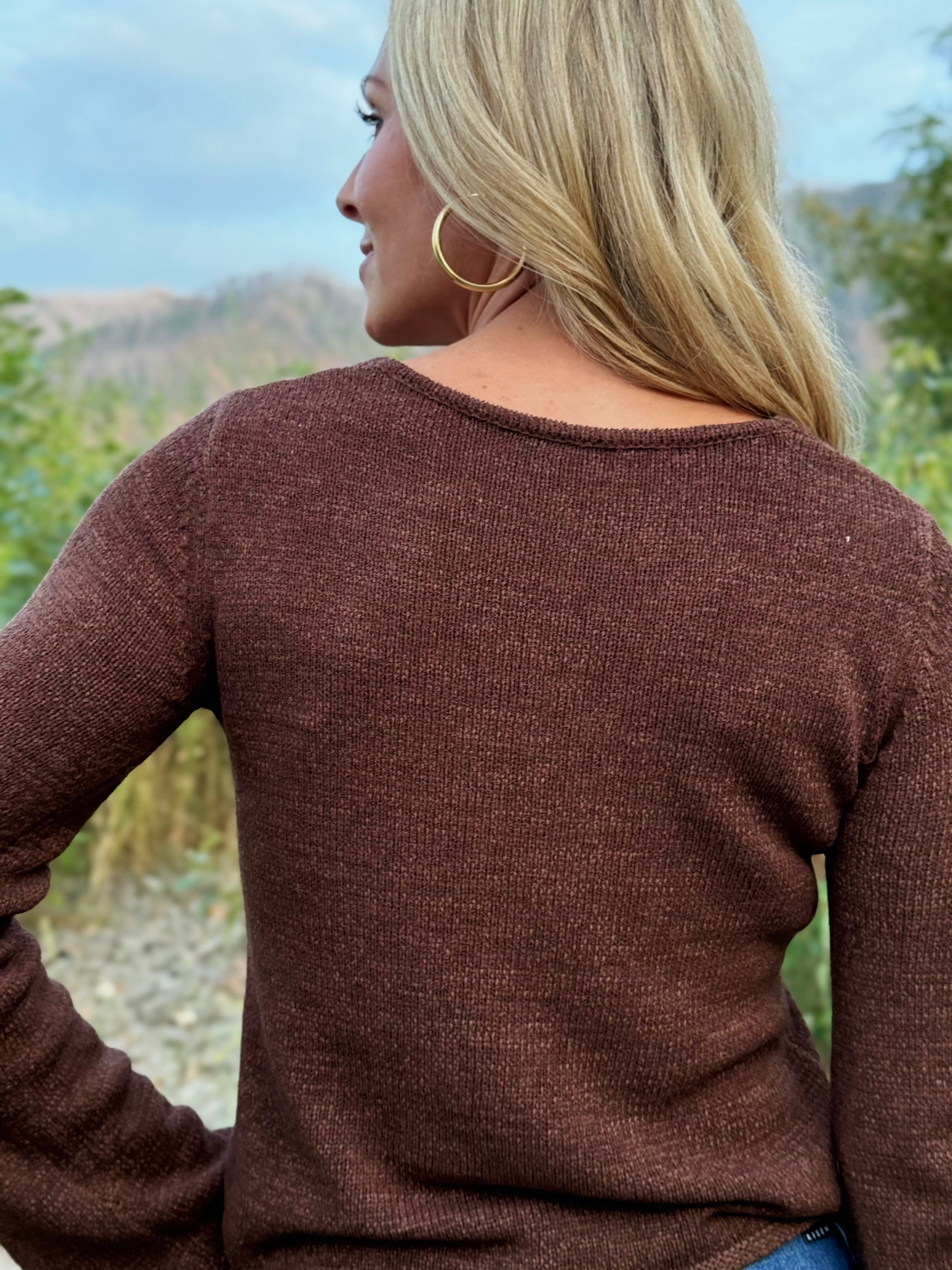 Annalee Cardigan - BROWN - willows clothing Cardigan