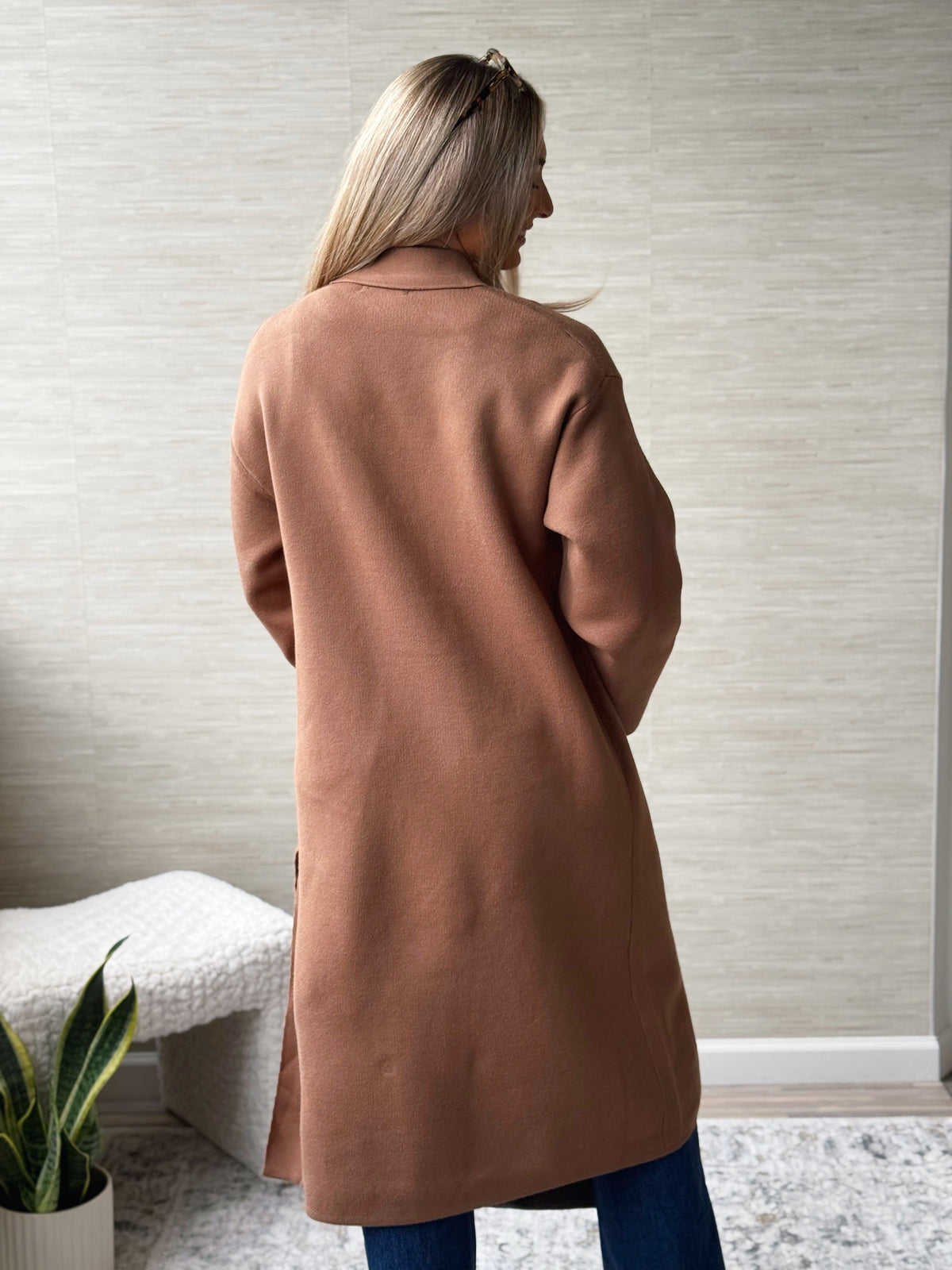 Anne Marie Jacket - CHOCOLATE BROWN - willows clothing JACKET