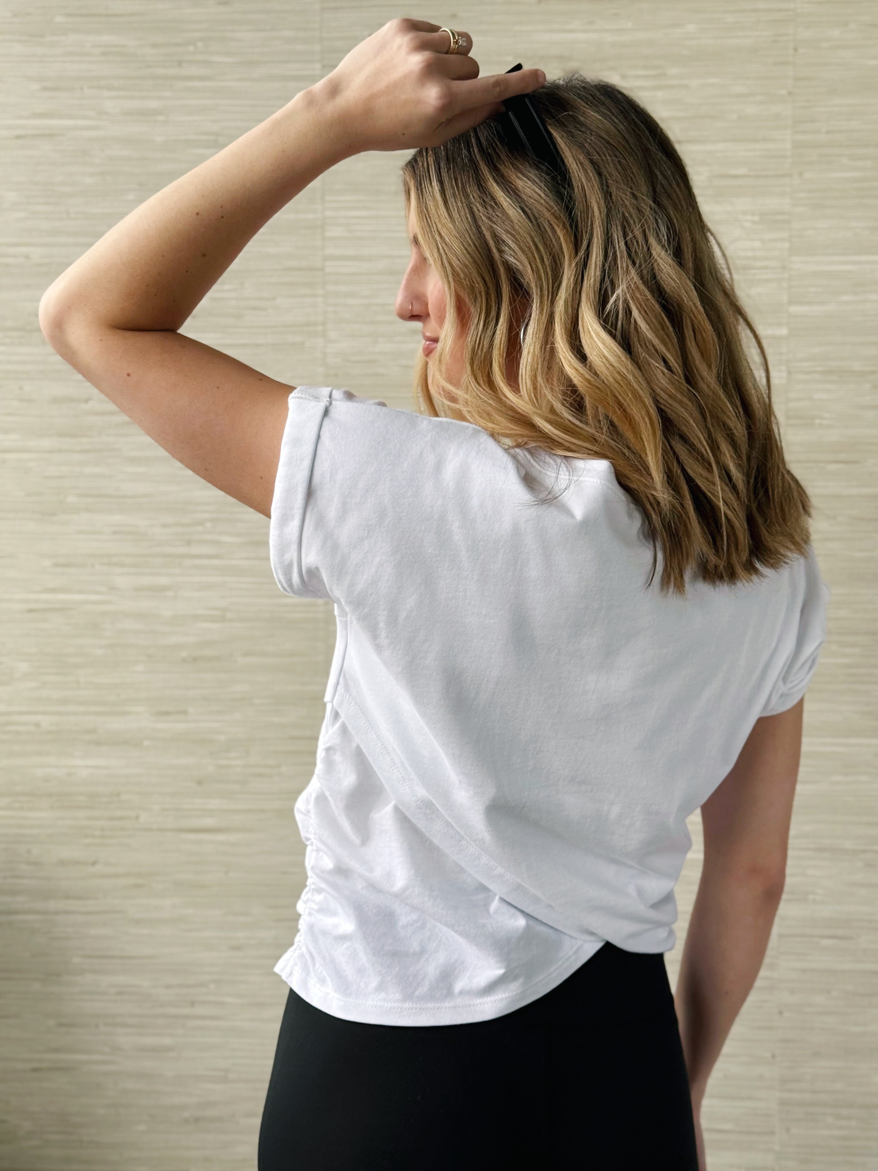 Aria Tee - OFF WHITE - willows clothing S/S SHIRT