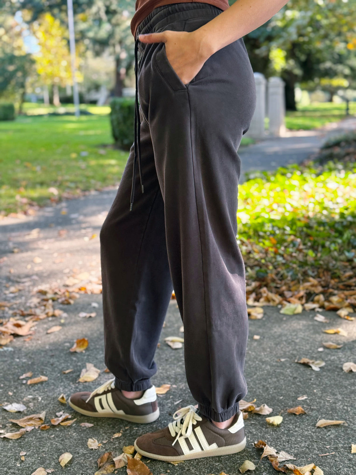 Ashlie Joggers - ESPRESSO - willows clothing Sweatpants