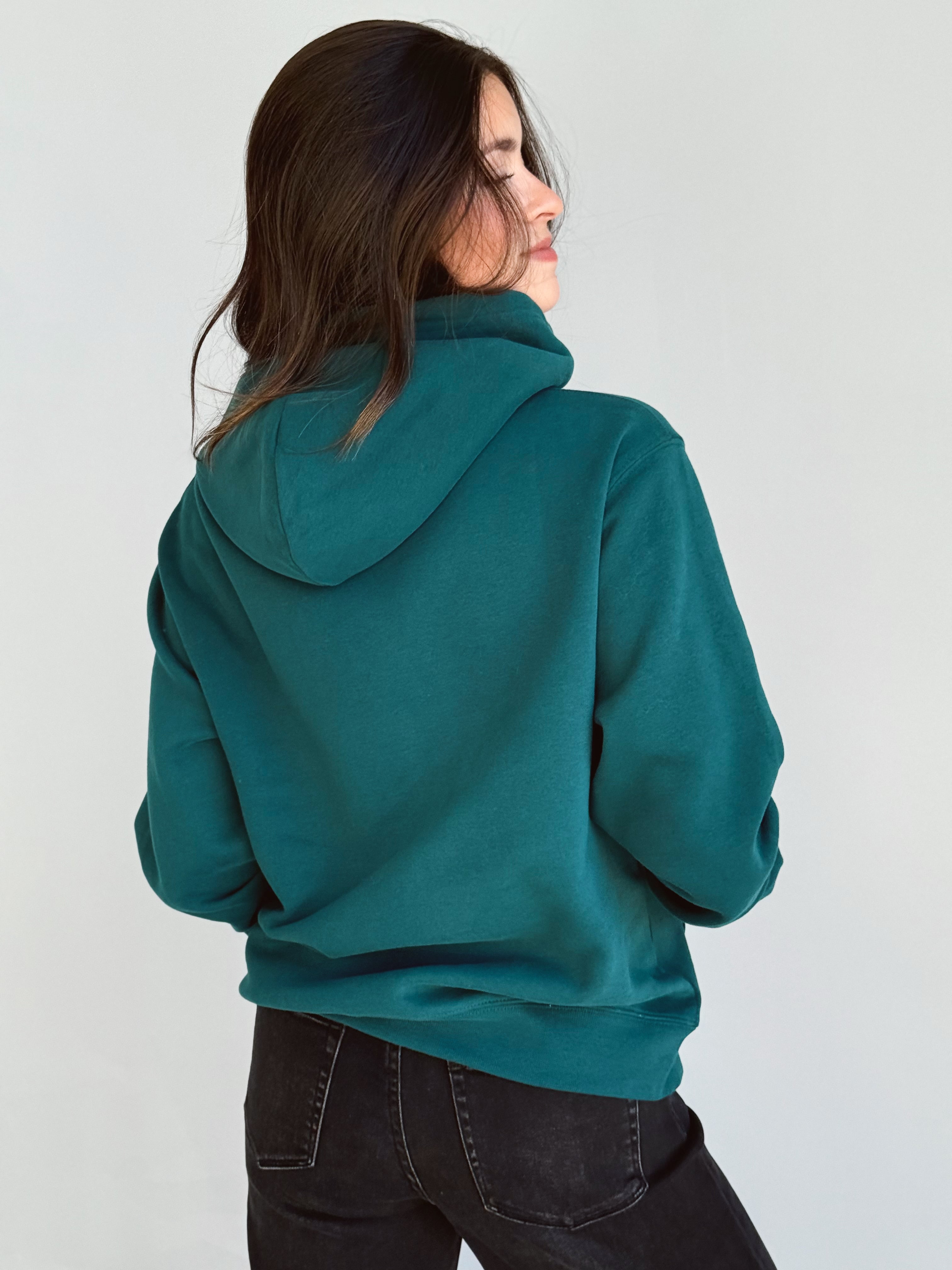 Ashton Sweatshirt - DEEP GREEN - willows clothing SWEATSHIRT