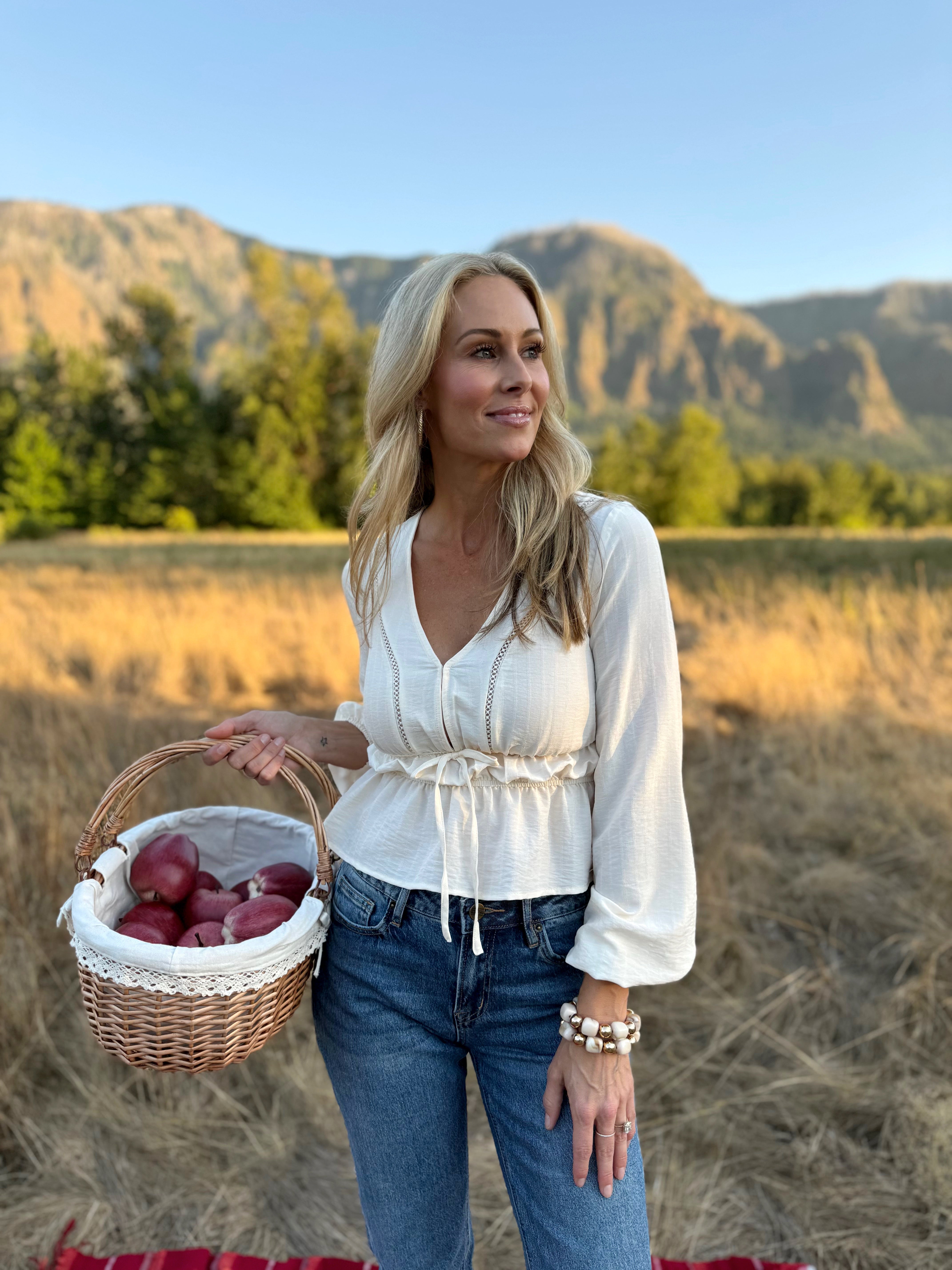 August Blouse - CREAM - willows clothing BLOUSE