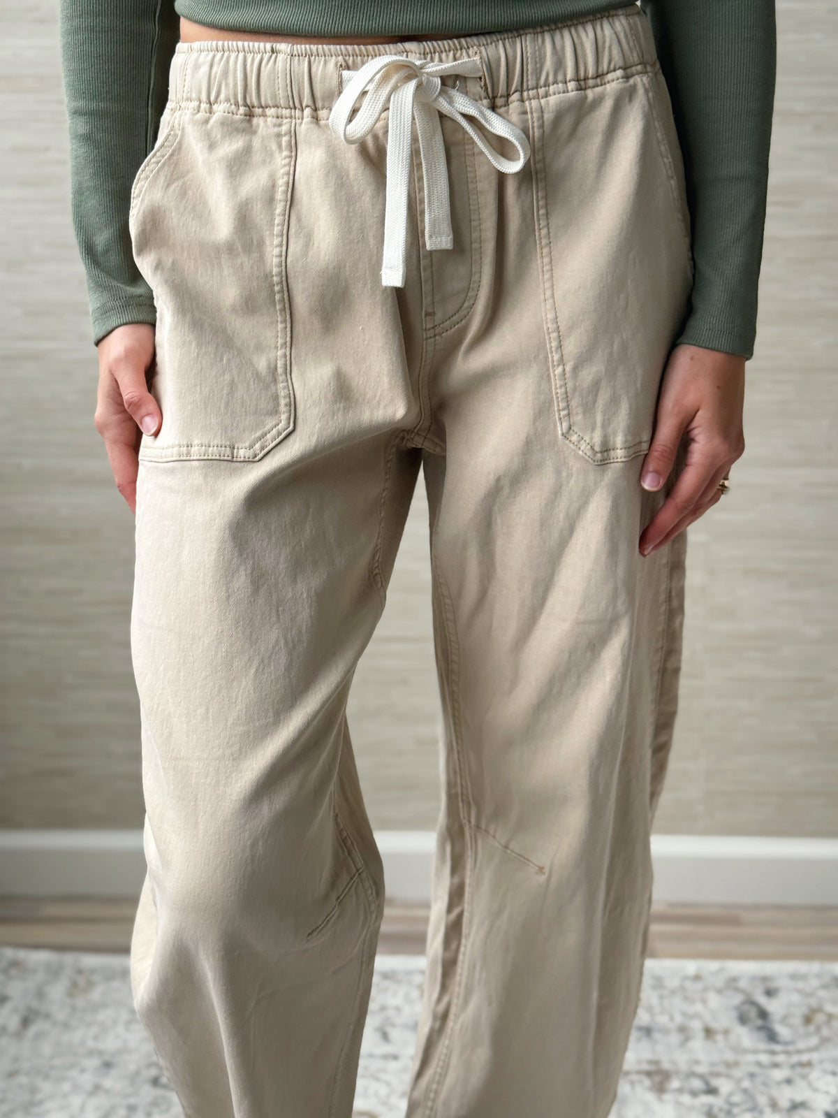 Avril Pants - KHAKI - willows clothing PANTS