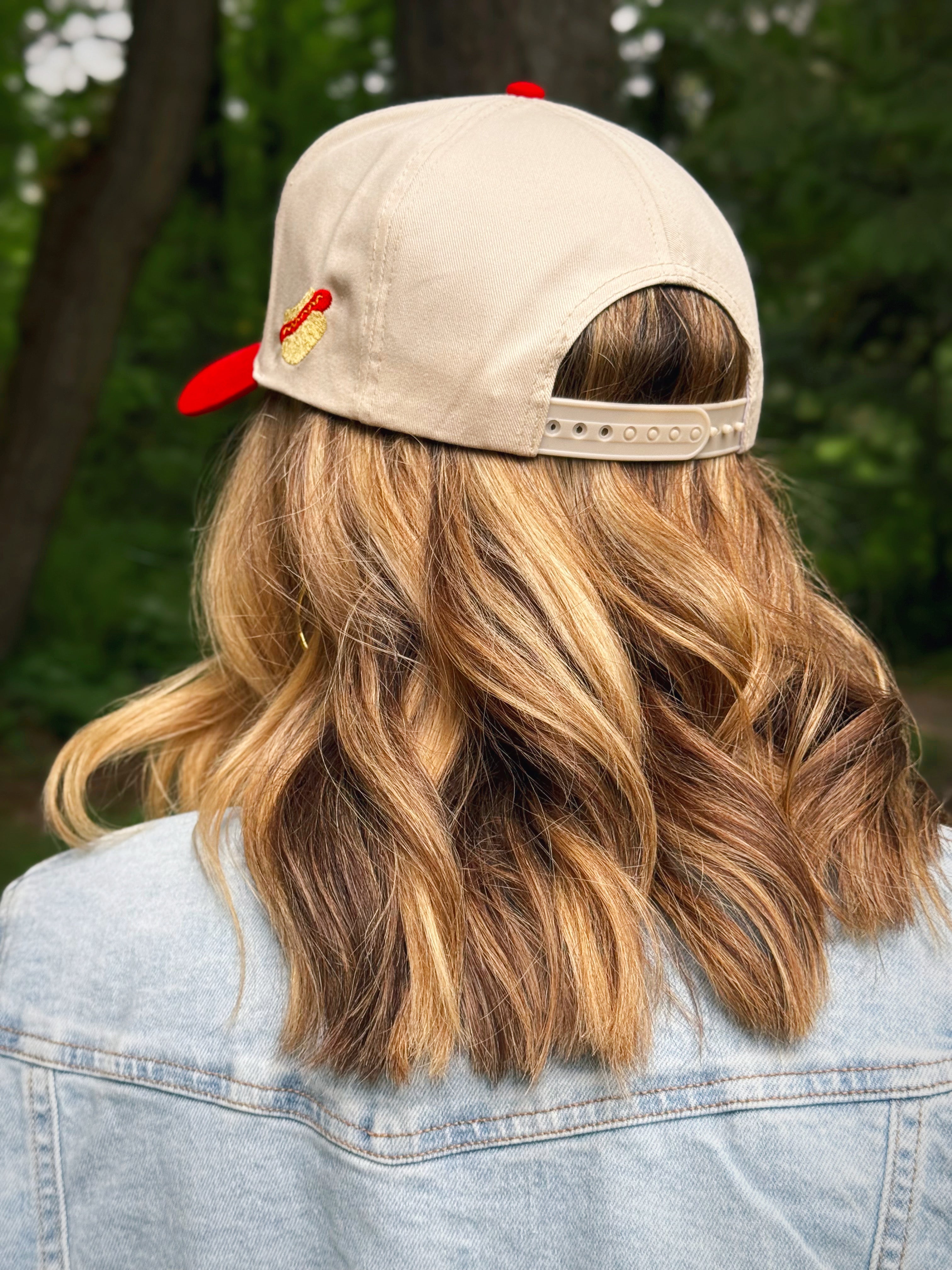 Bad Day to Be a Hot Dog Hat - RED - willows clothing HAT