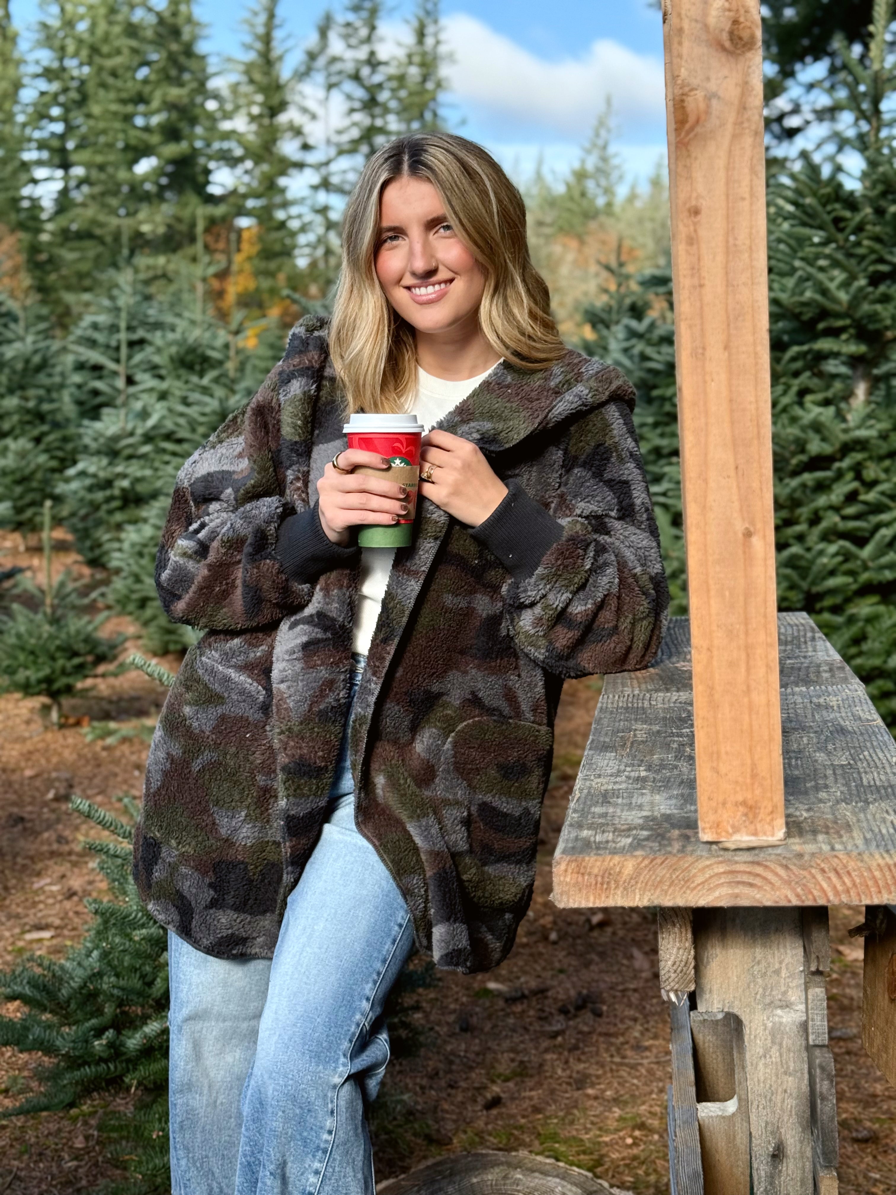 Balsam Cardigan - CAMO - willows clothing Cardigan