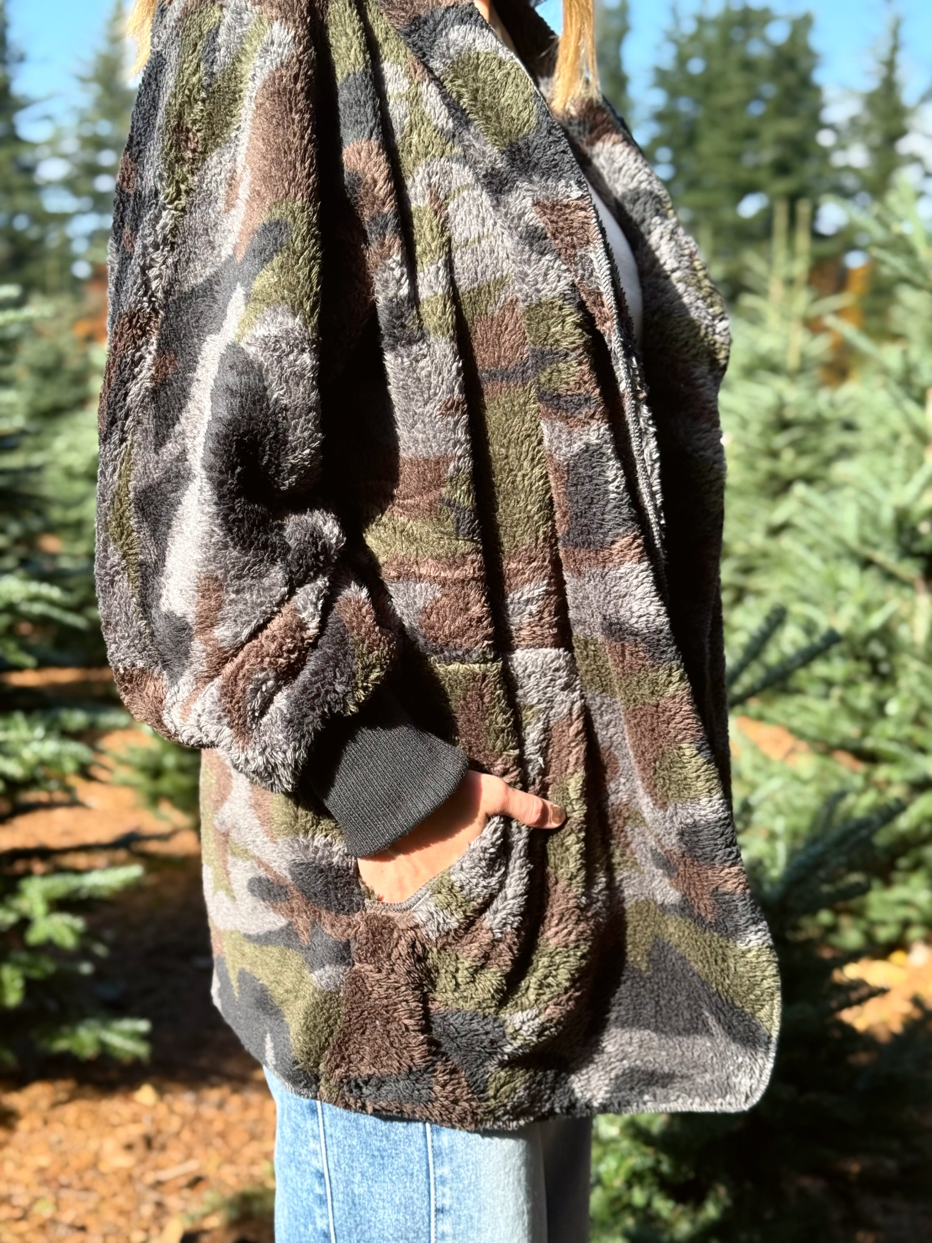 Balsam Cardigan - CAMO - willows clothing Cardigan