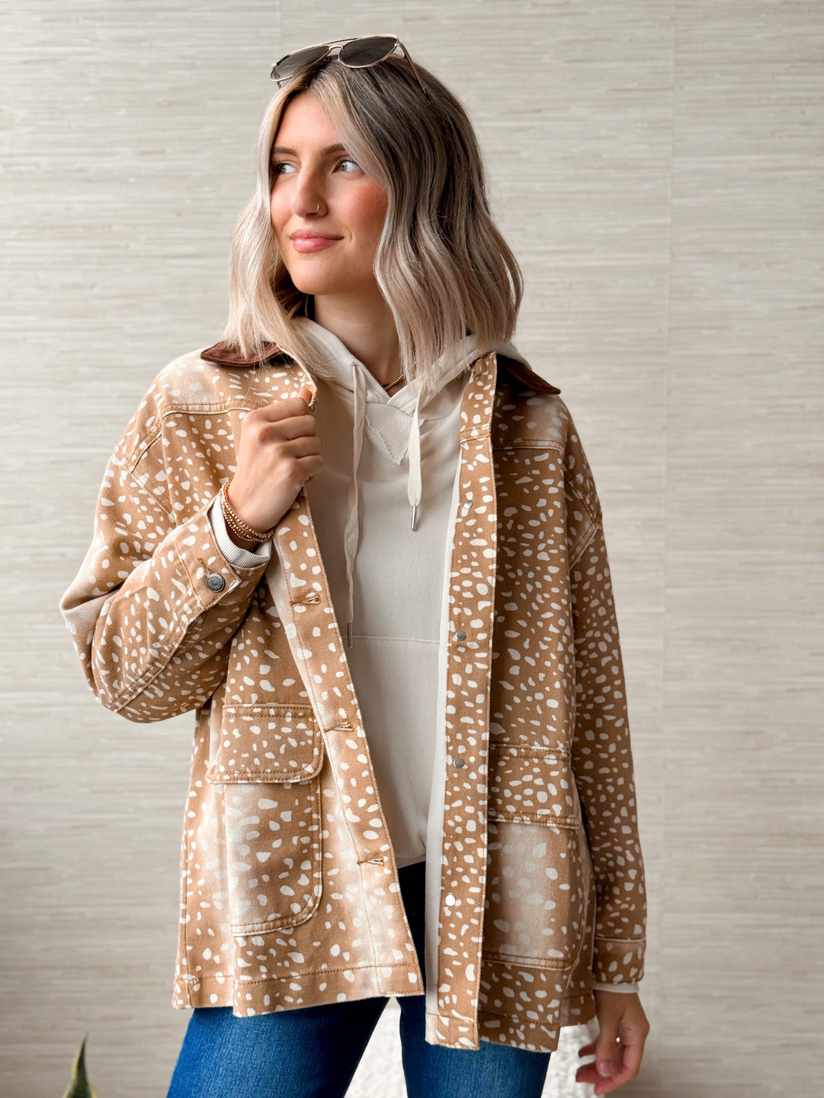 Bambi Jacket - CAMEL - willows clothing JACKET
