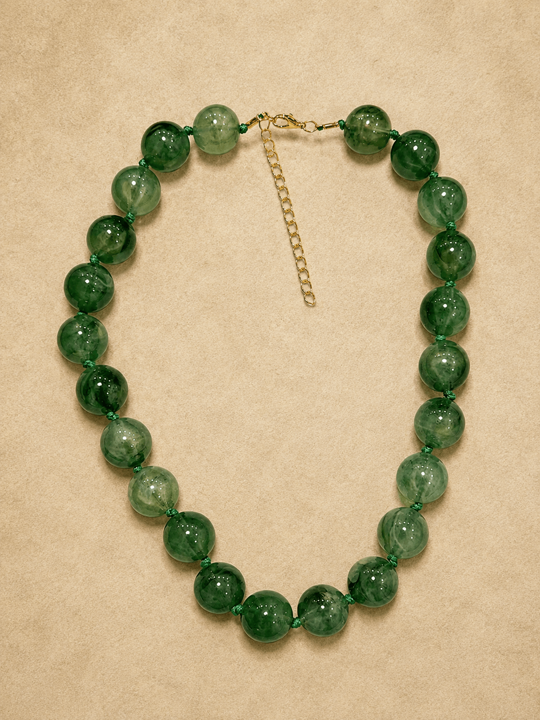 Beatrice Necklace - GREEN - willows clothing NECKLACE