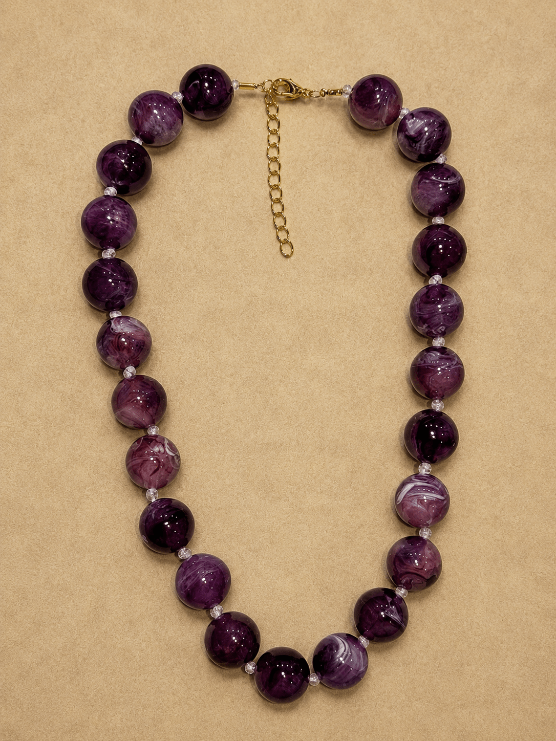 Beatrice Necklace - PURPLE - willows clothing NECKLACE