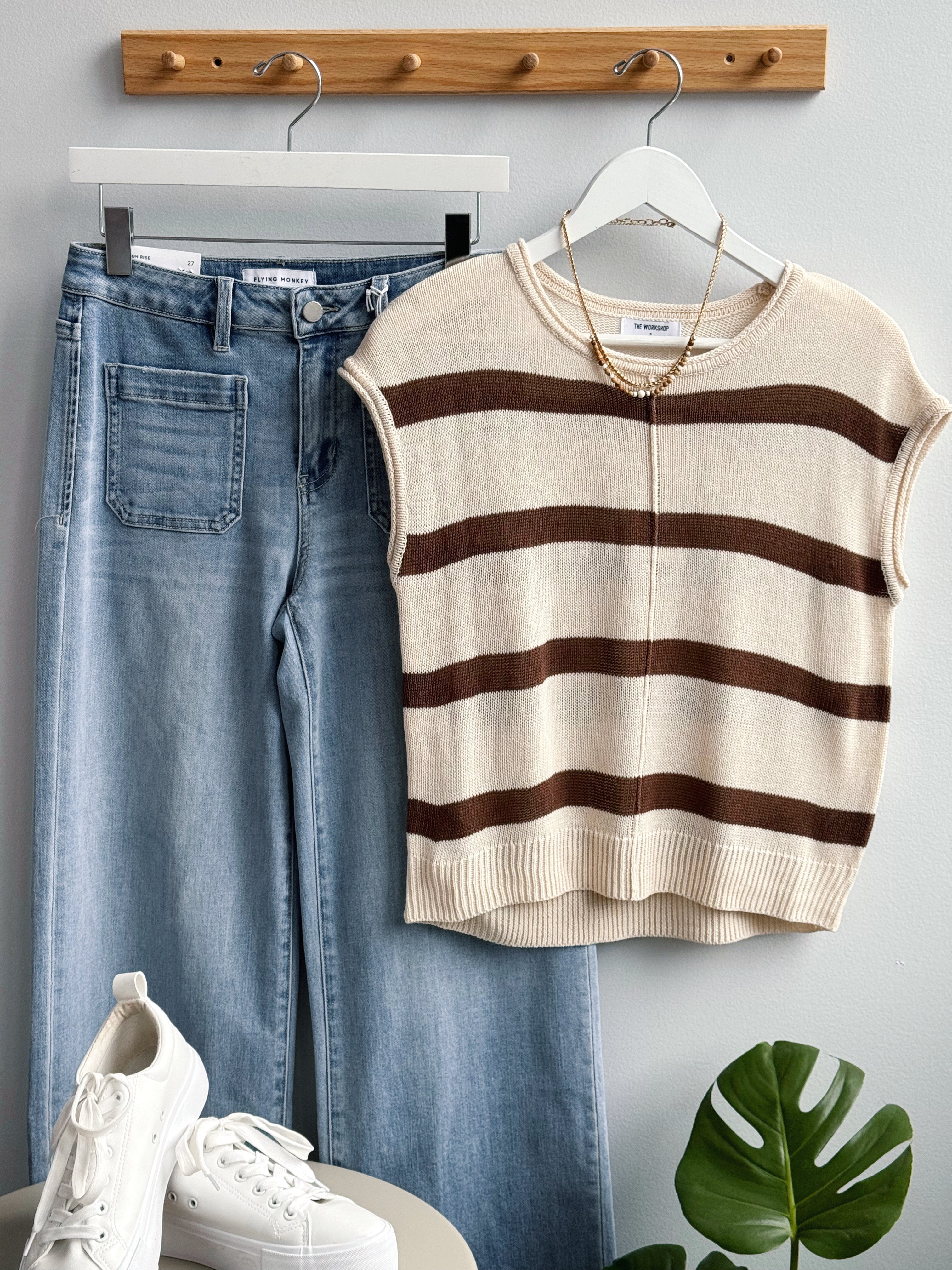 Billie Sweater - OATMEAL - willows clothing SWEATER