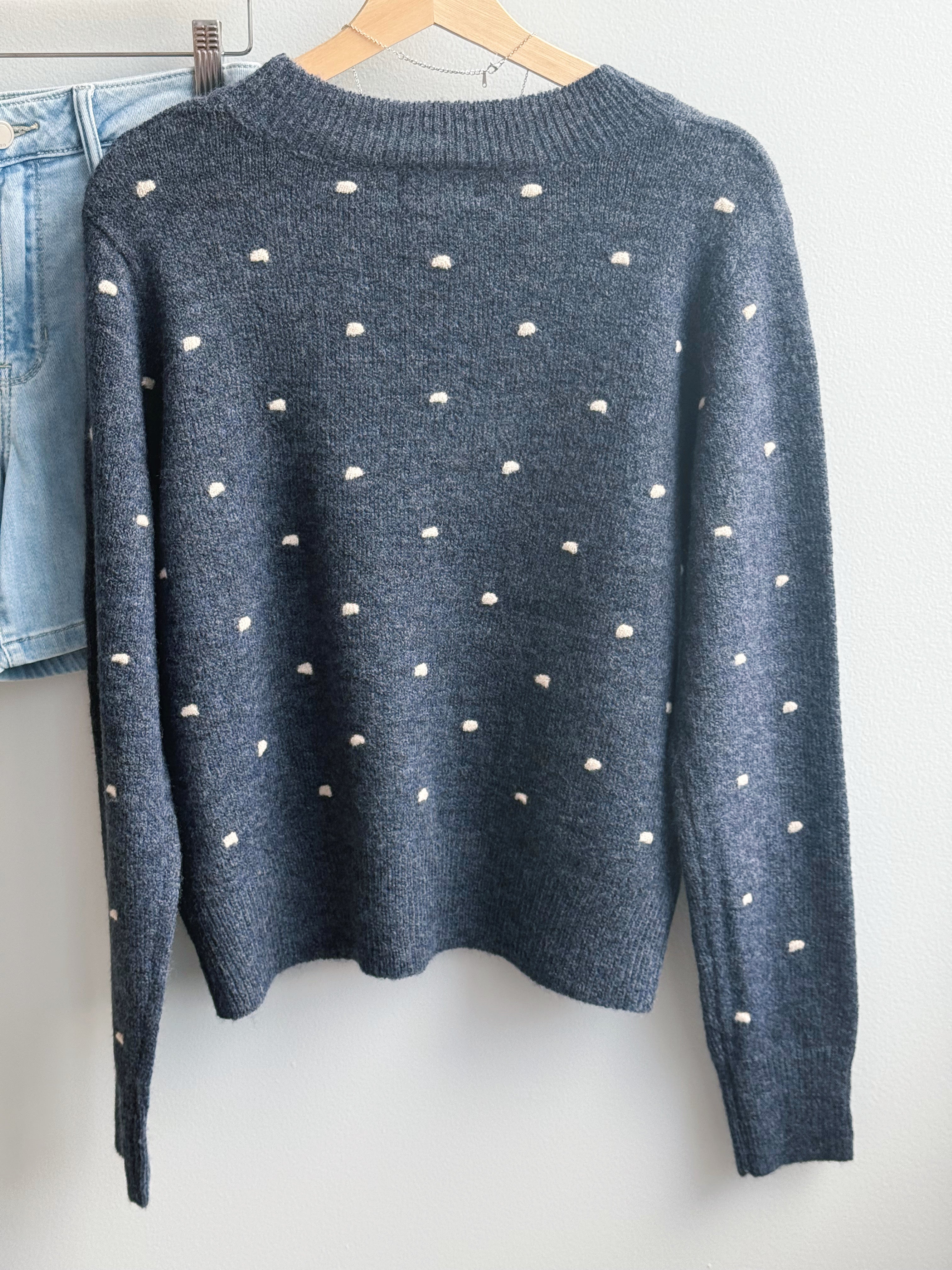 Birch Sweater - INDIGO - willows clothing SWEATER