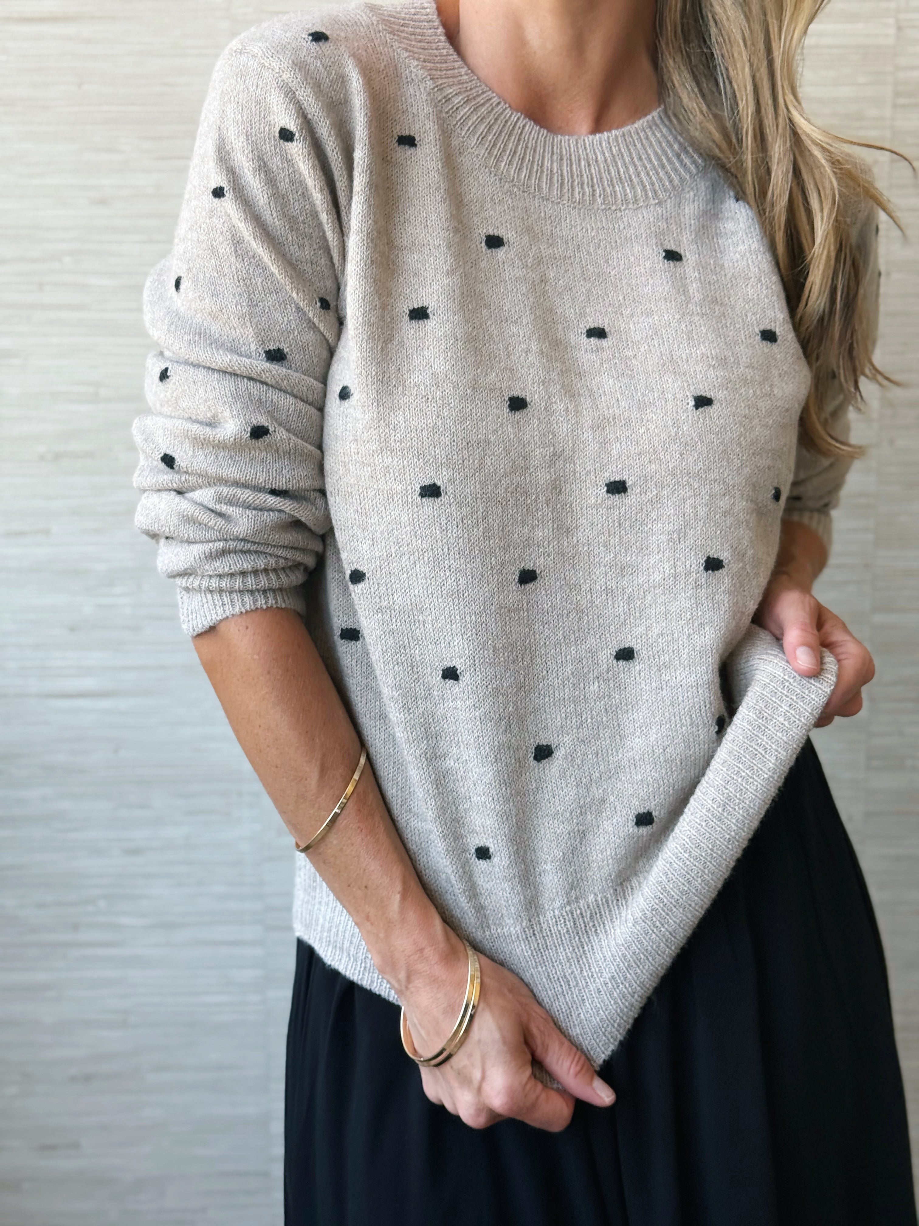Birch Sweater - OATMEAL - willows clothing SWEATER
