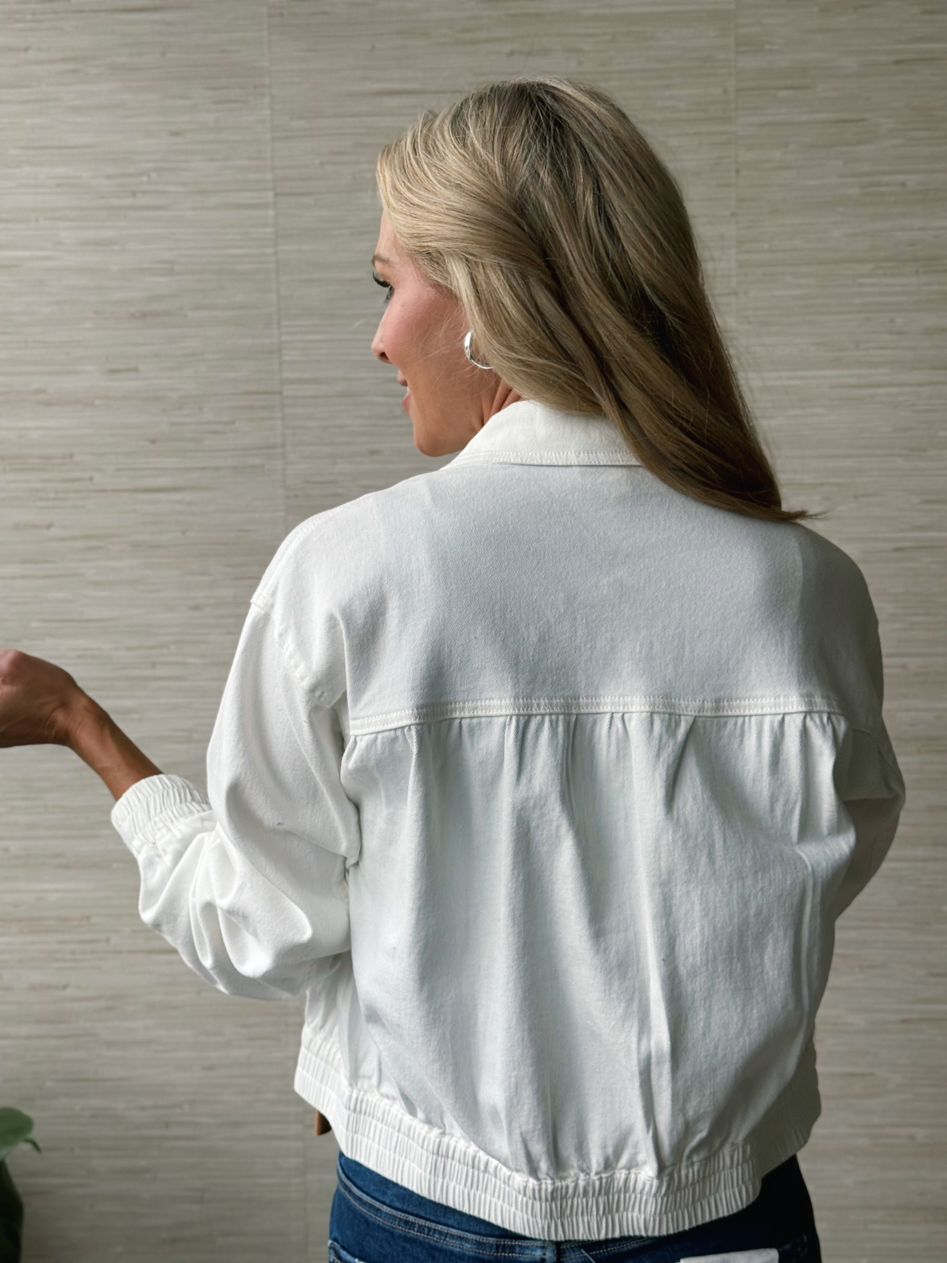 Blake Jacket - WHITE - willows clothing JACKET