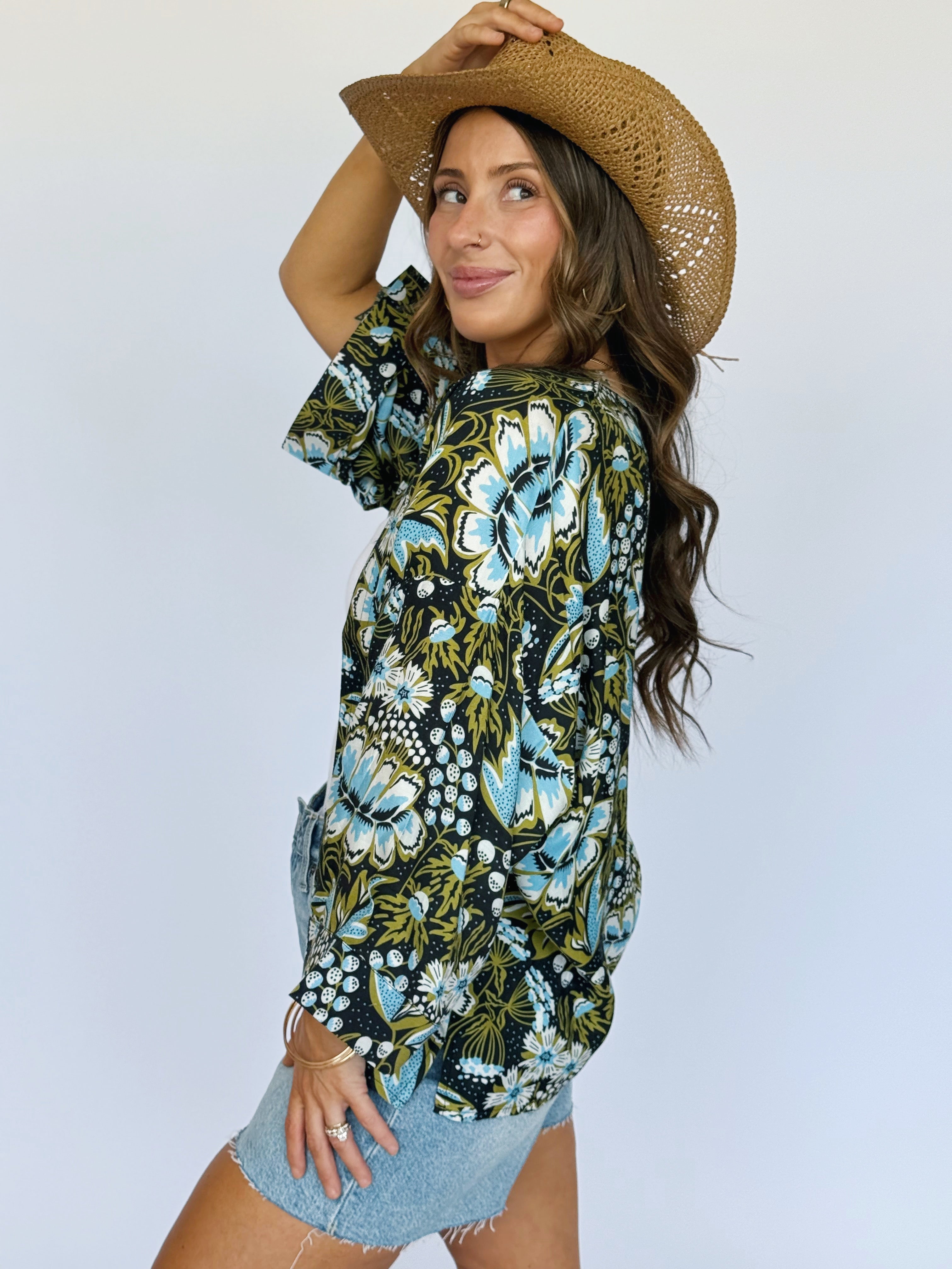 Bloomington Kimono - willows clothing KIMONO