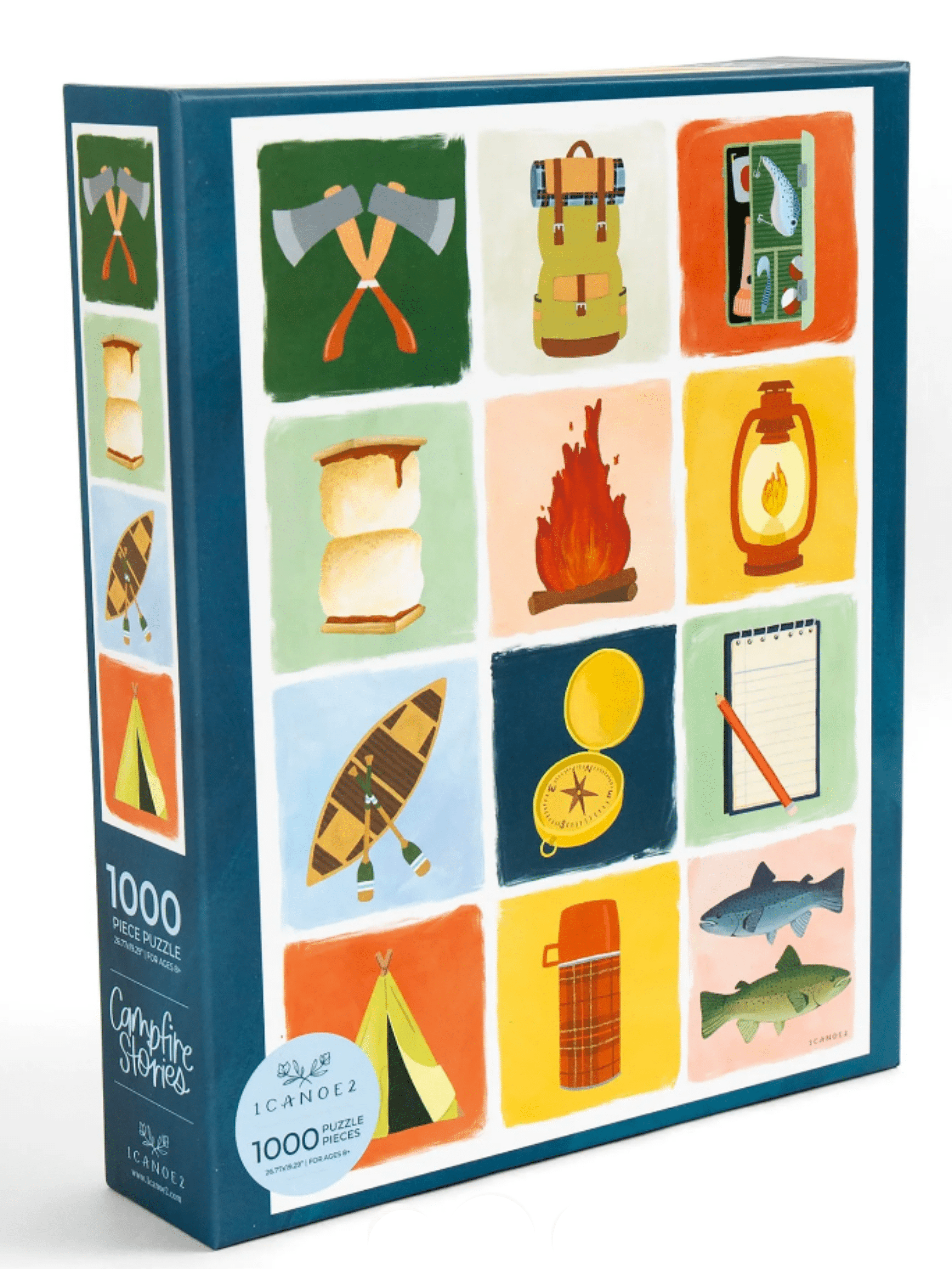Campfire Stories - 1000 Piece Jigsaw Puzzle - willows clothing Gifts