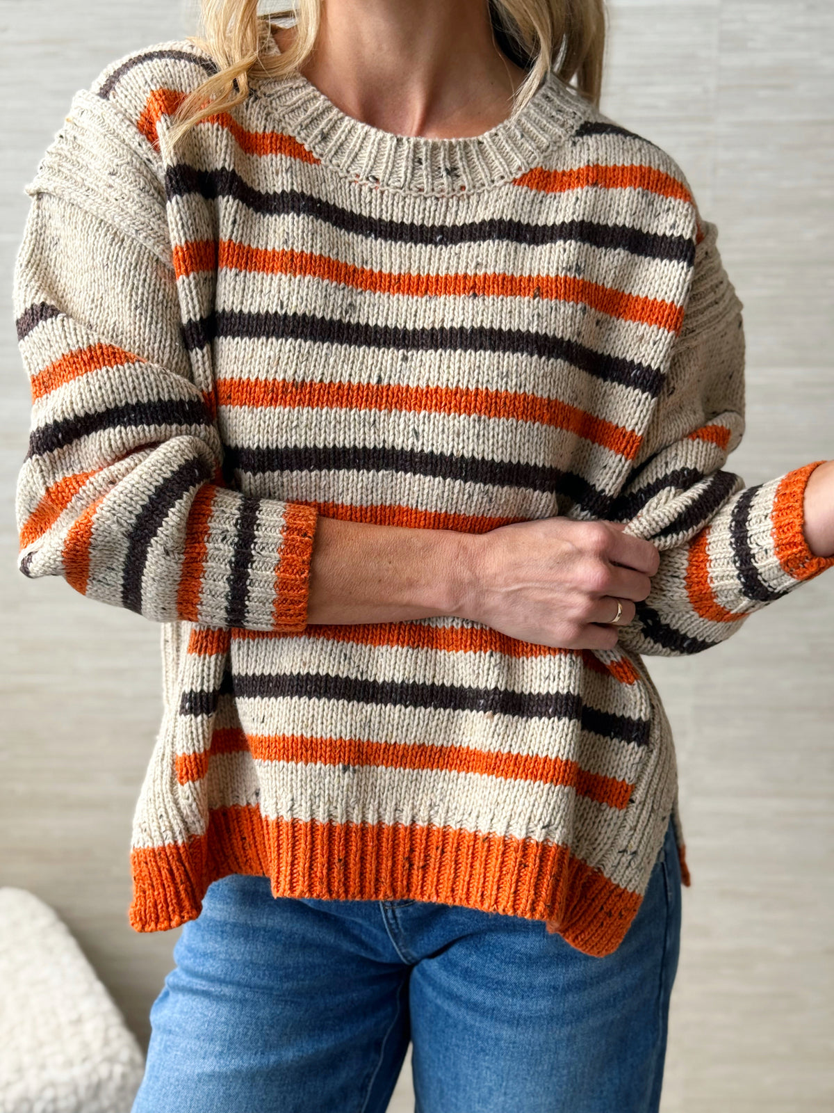 Candy Corn Cutie Sweater - MULTI - willows clothing SWEATER