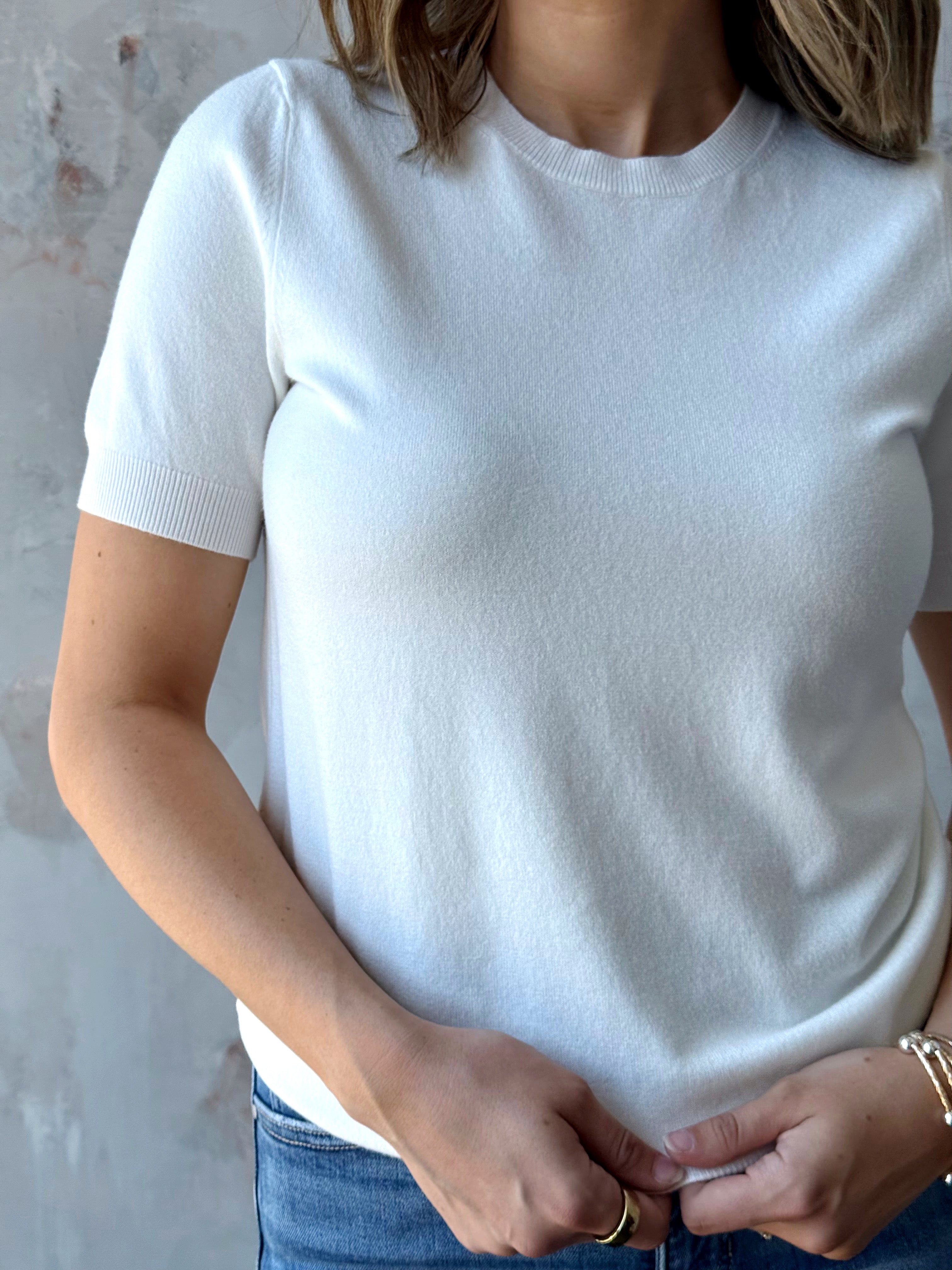 Carol Sweater - WHITE - willows clothing SWEATER