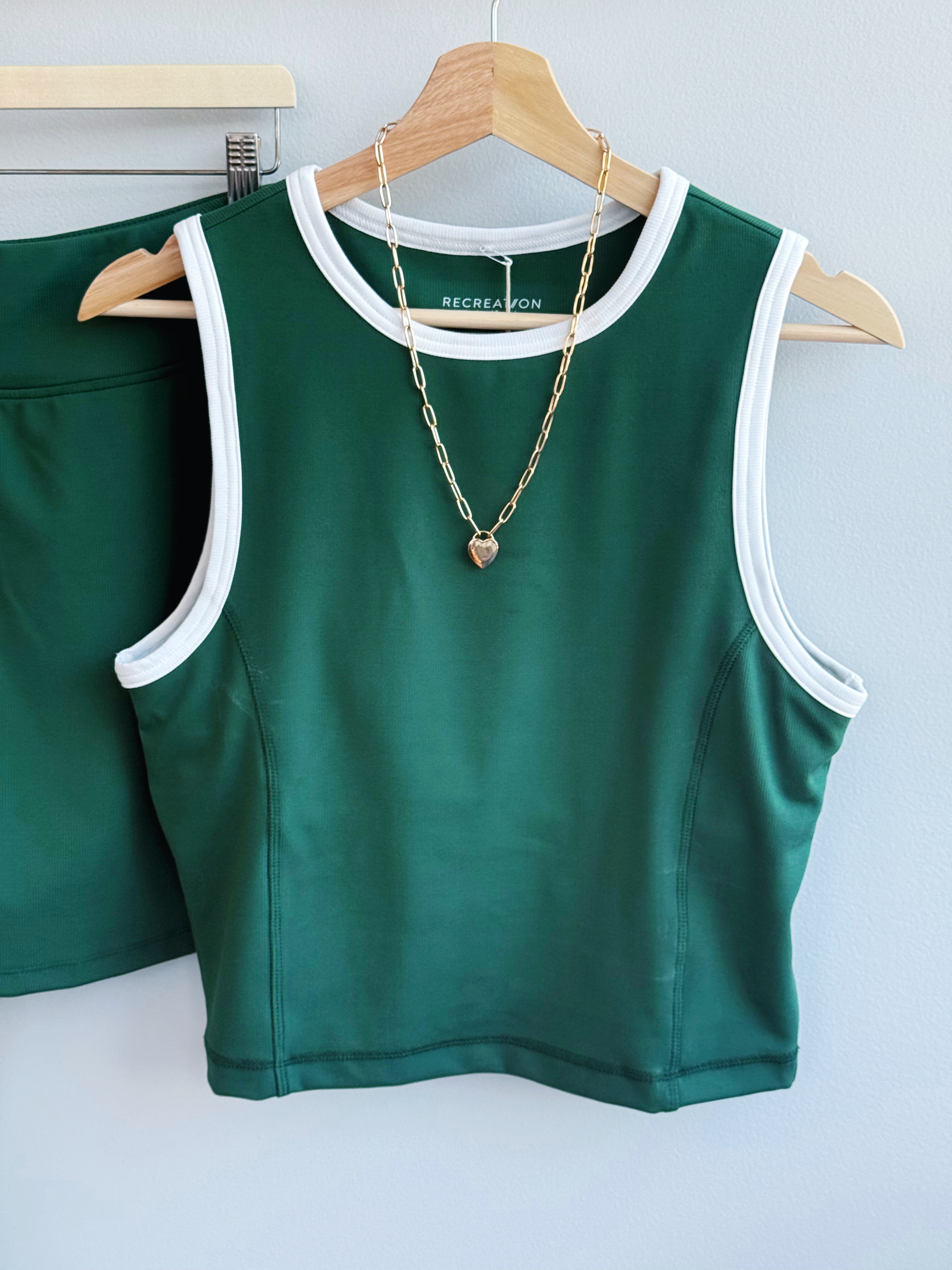 Carter Tank - FOREST IVORY - willows clothing TANK