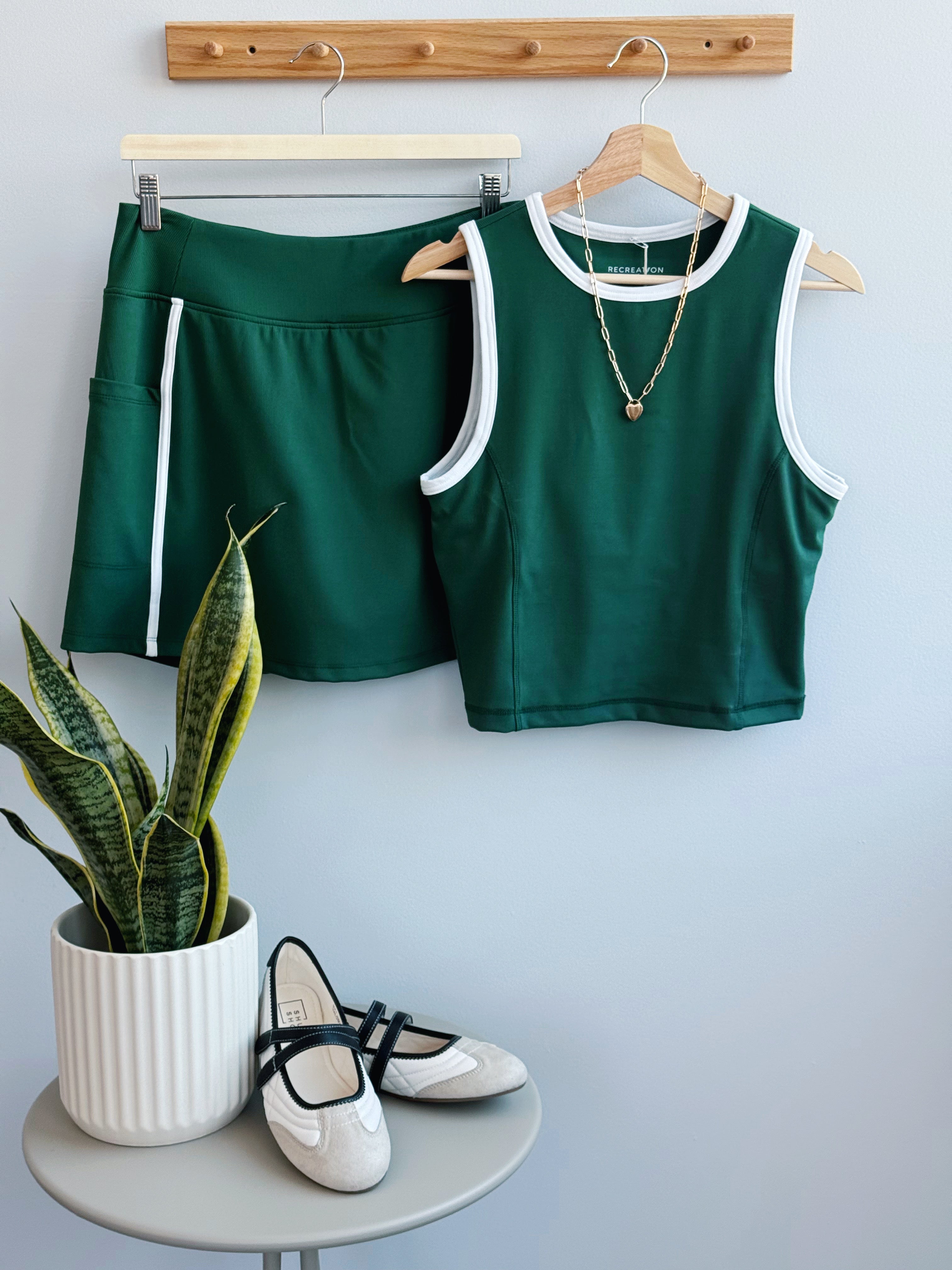 Carter Tank - FOREST IVORY - willows clothing TANK