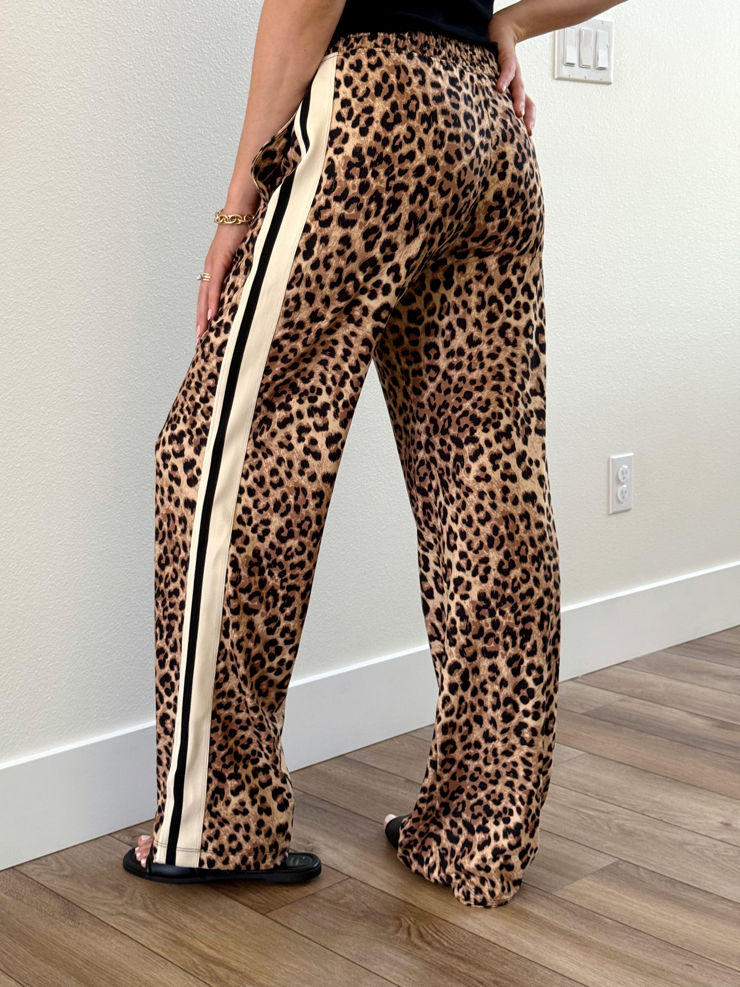 Catwalk Pants - BROWN/BLACK - willows clothing PANTS