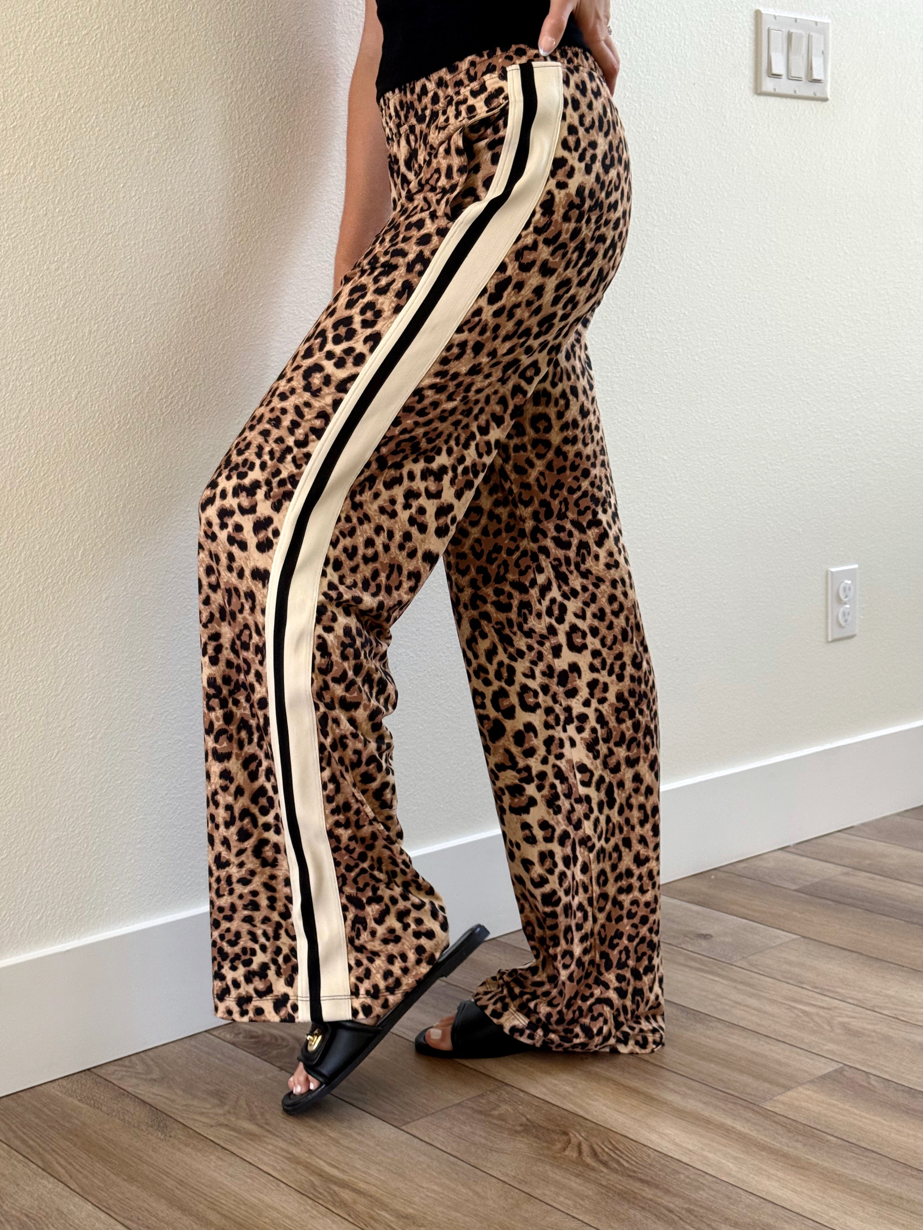 Catwalk Pants - BROWN/BLACK - willows clothing PANTS