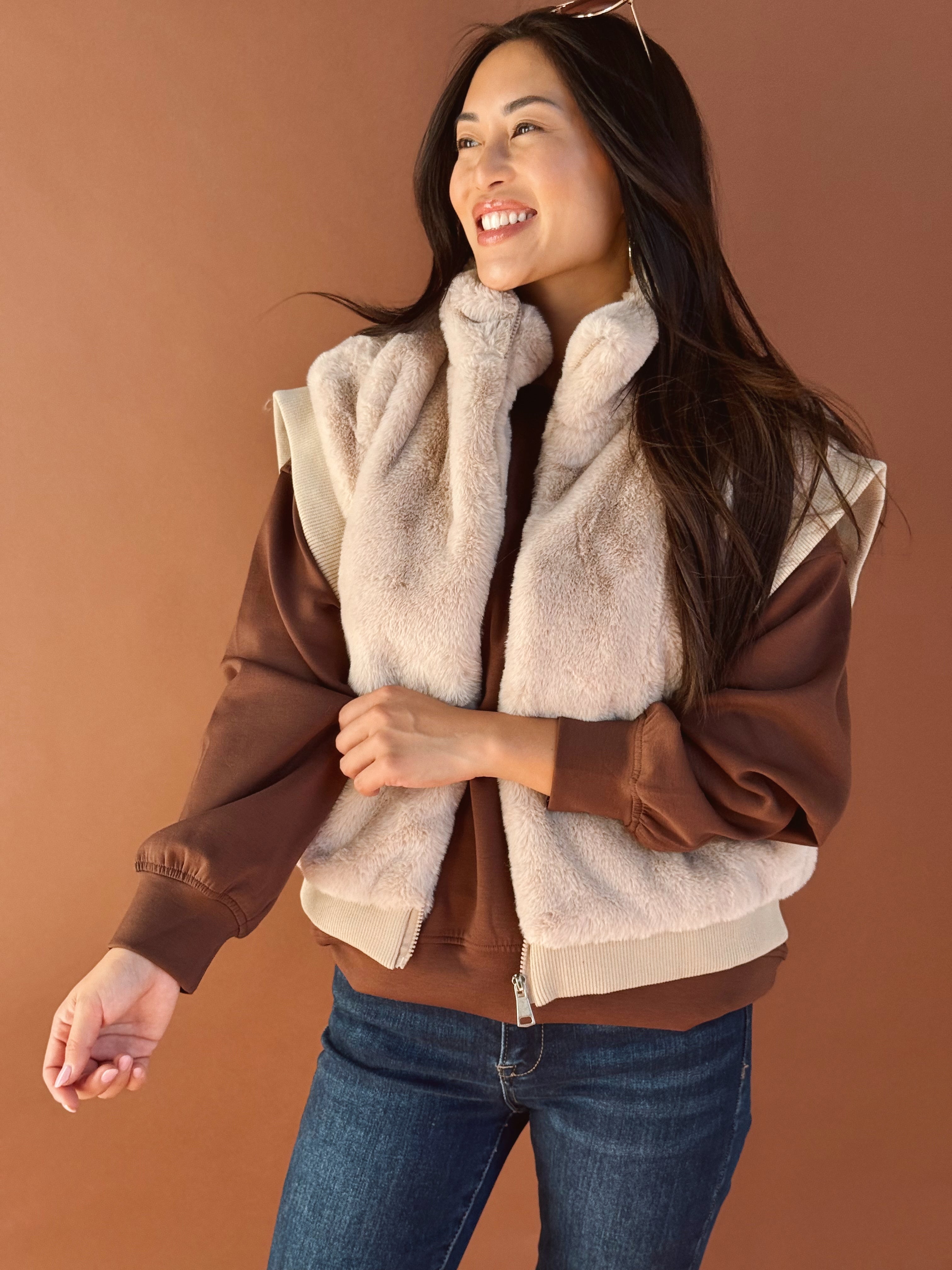 Changing of the Leaves Sweatshirt - BROWN - willows clothing SWEATSHIRT