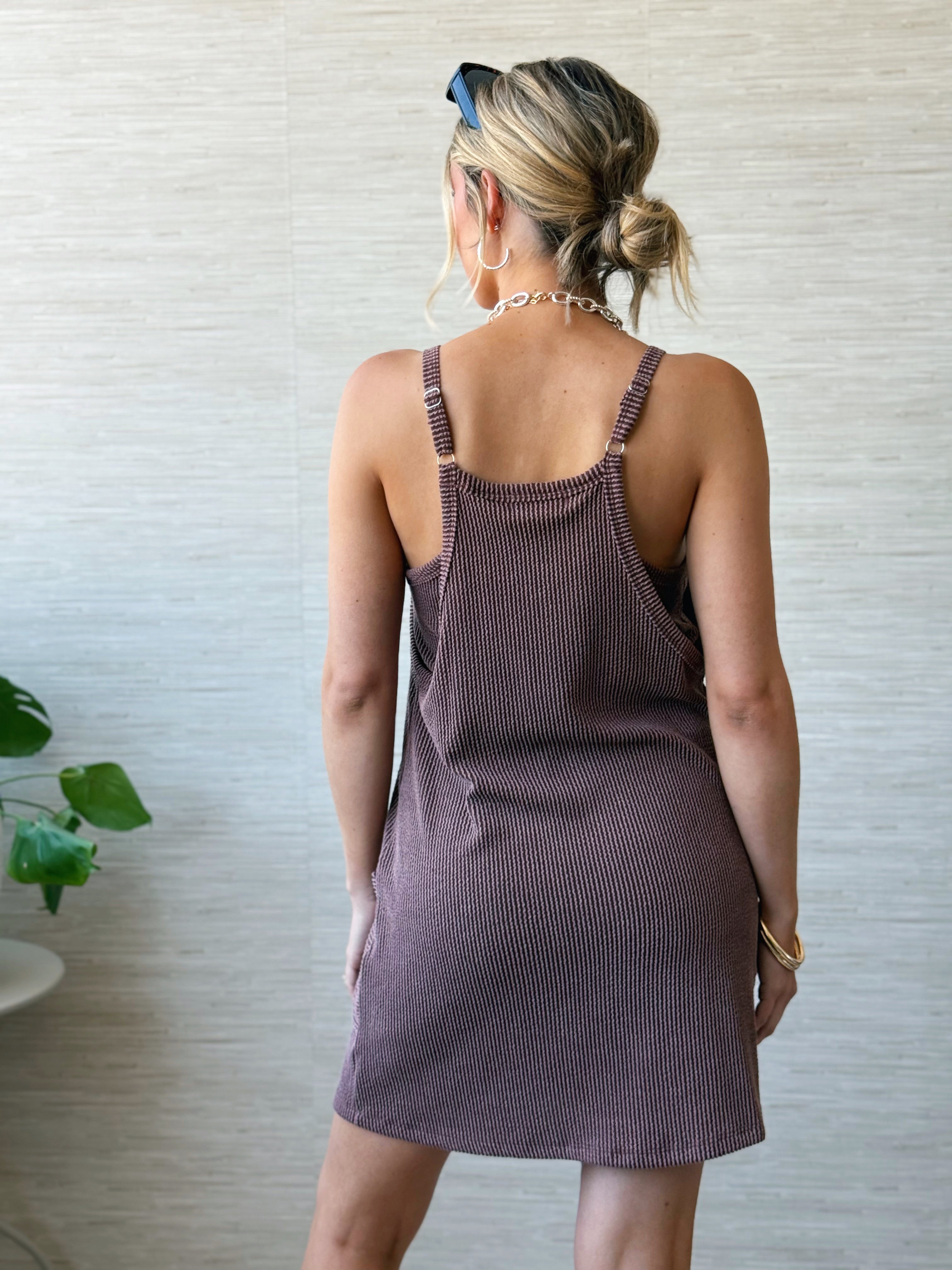 Chasing the Sun Romper - CHOCOLATE - willows clothing ROMPER