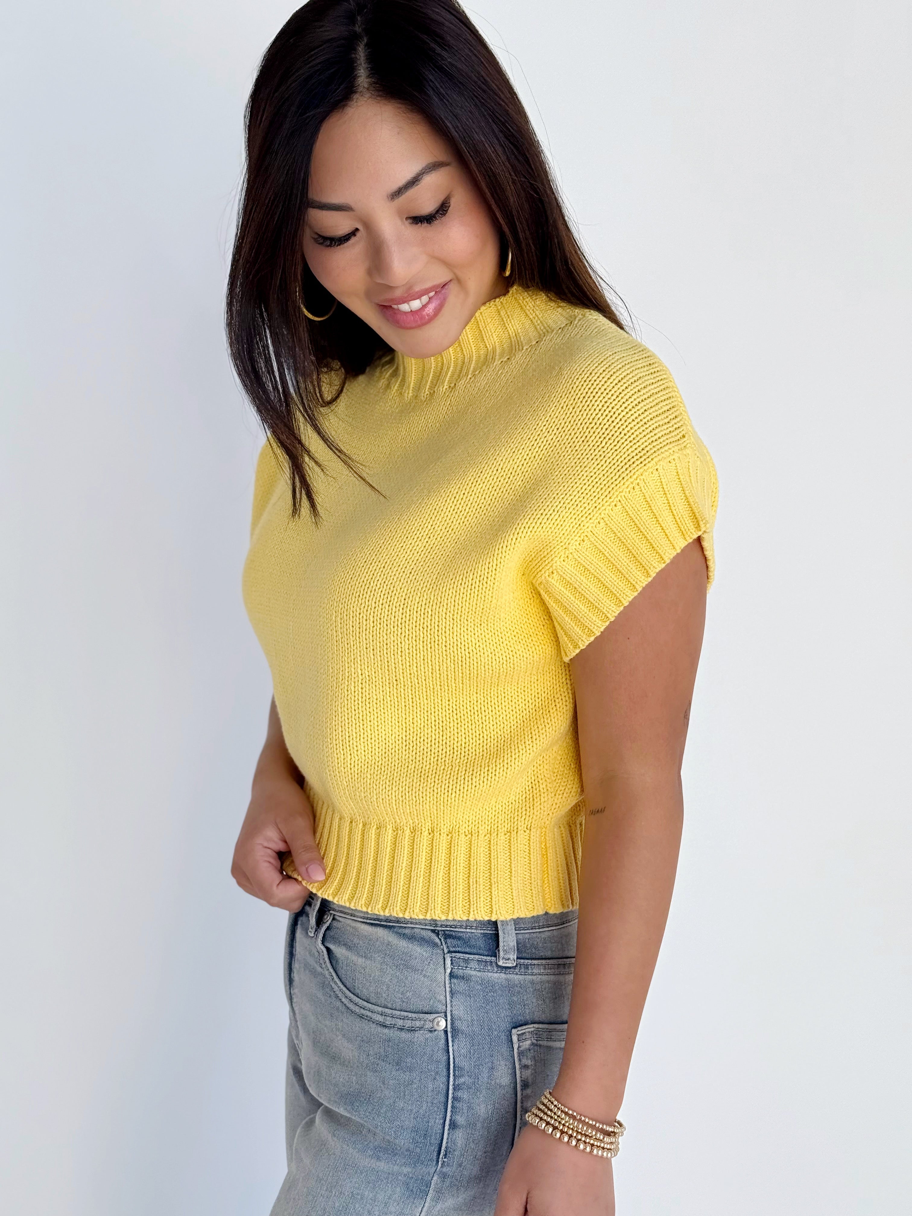 Chloe Sweater - BUTTER - willows clothing SWEATER