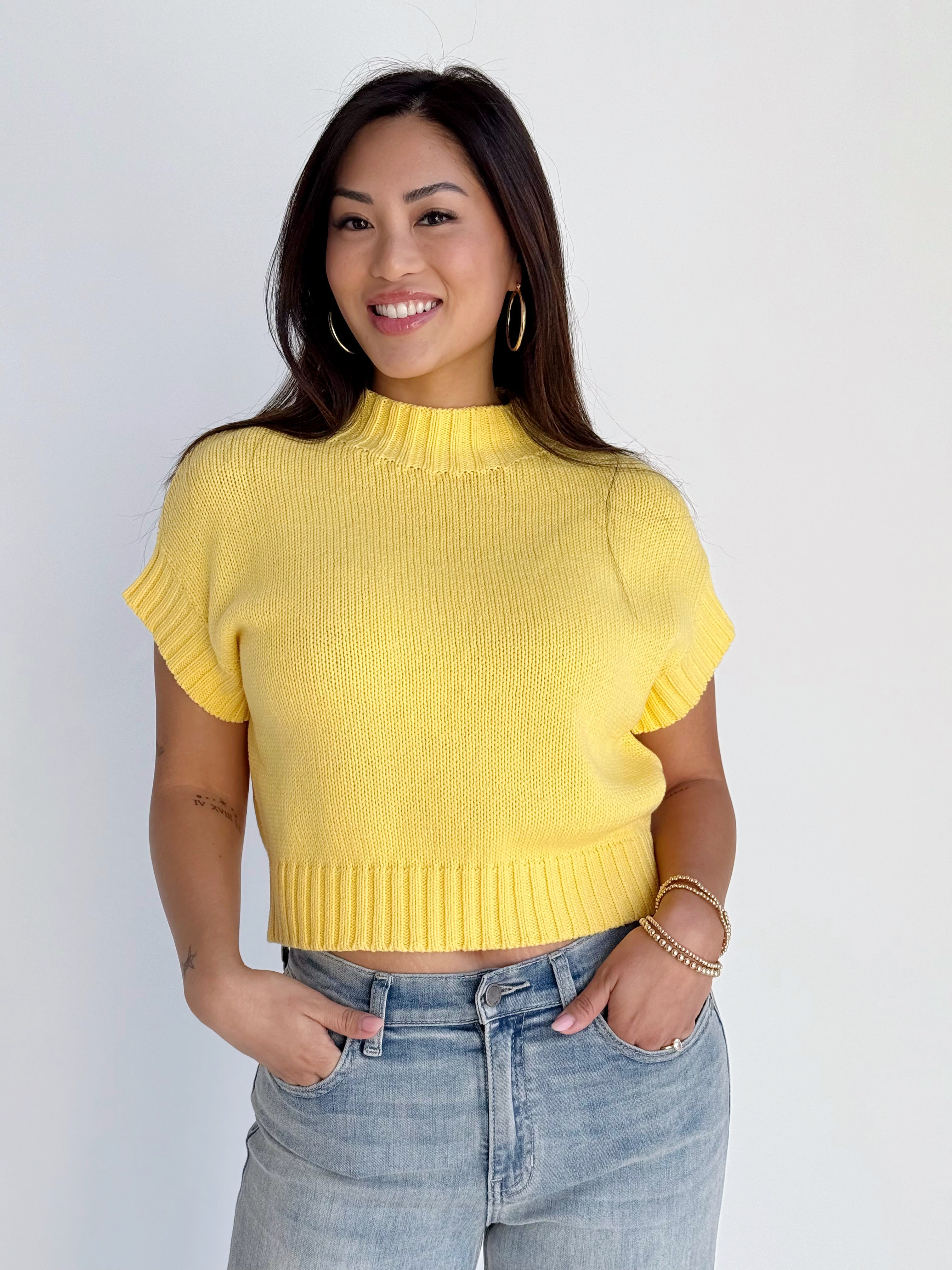 Chloe Sweater - BUTTER - willows clothing SWEATER