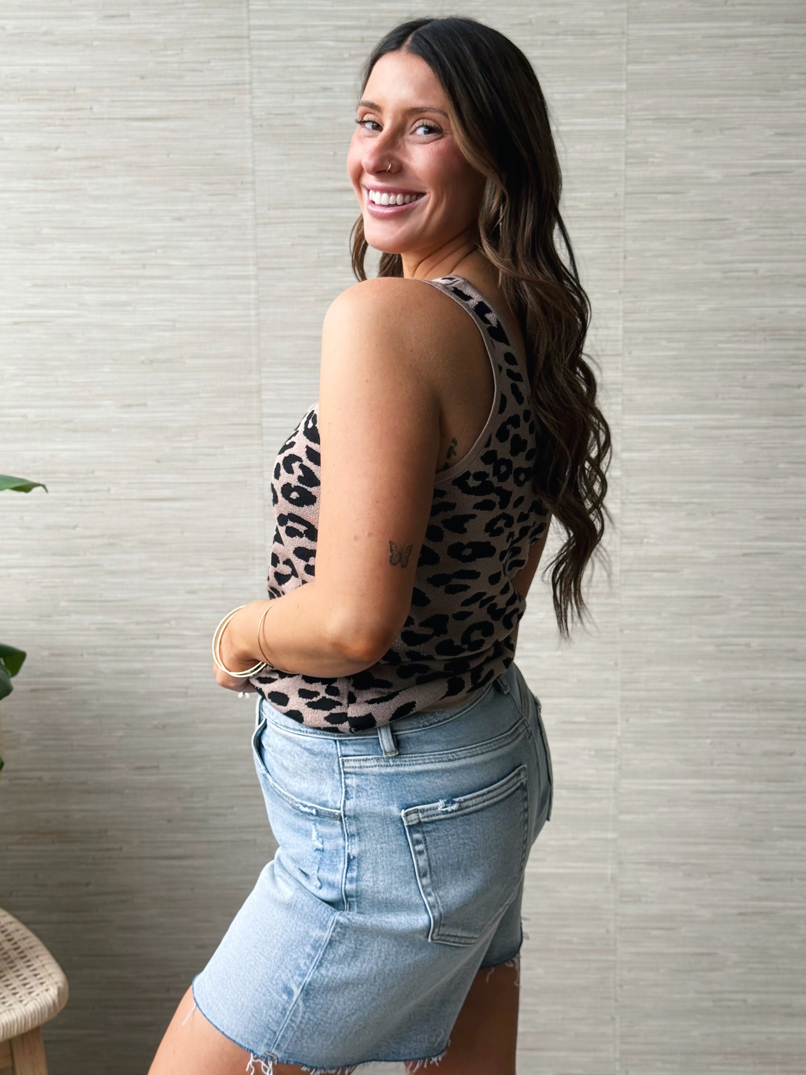 City Girl Tank - TAUPE - willows clothing TANK