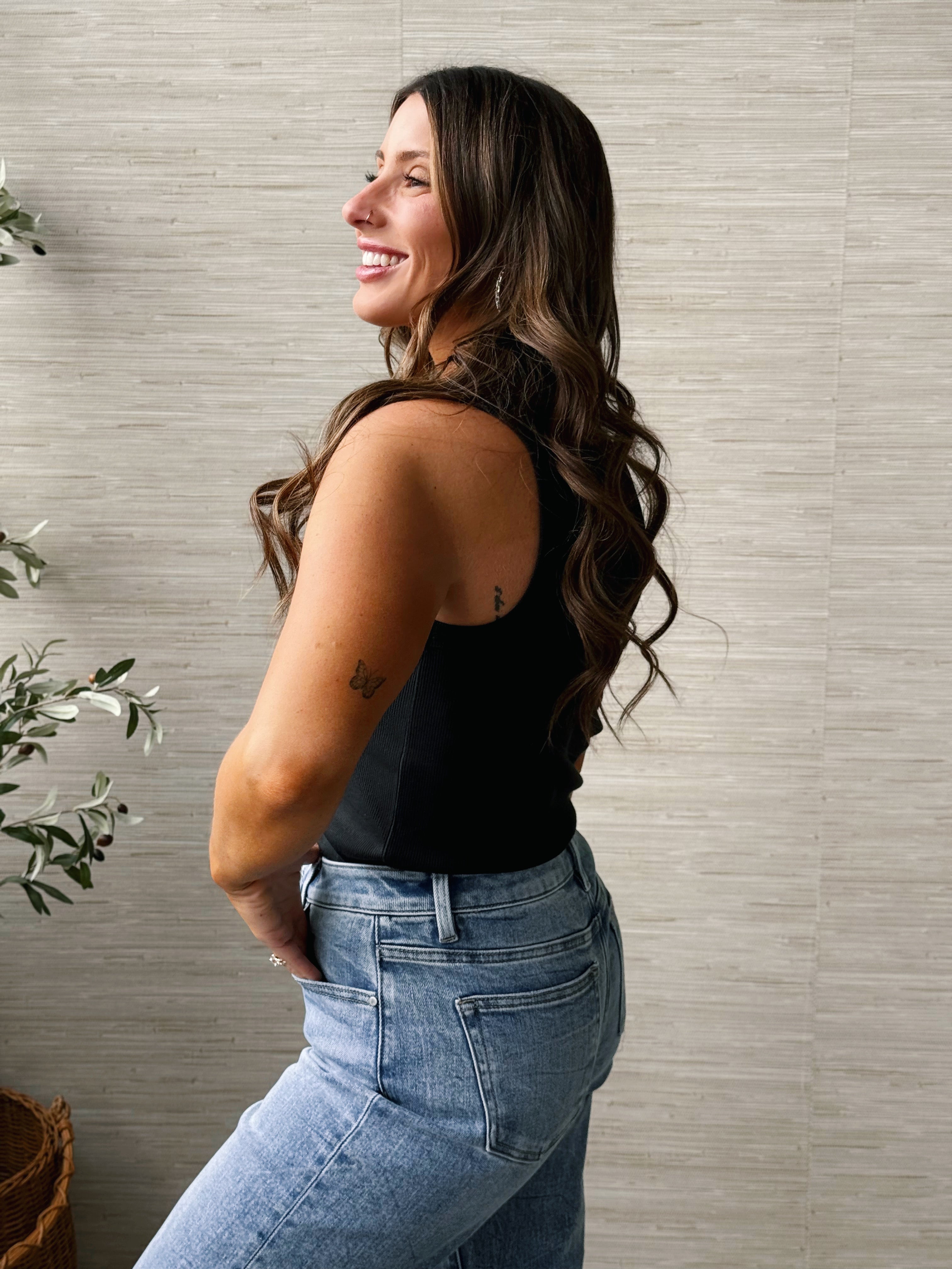 Clarkson Tank - BLACK - willows clothing TANK