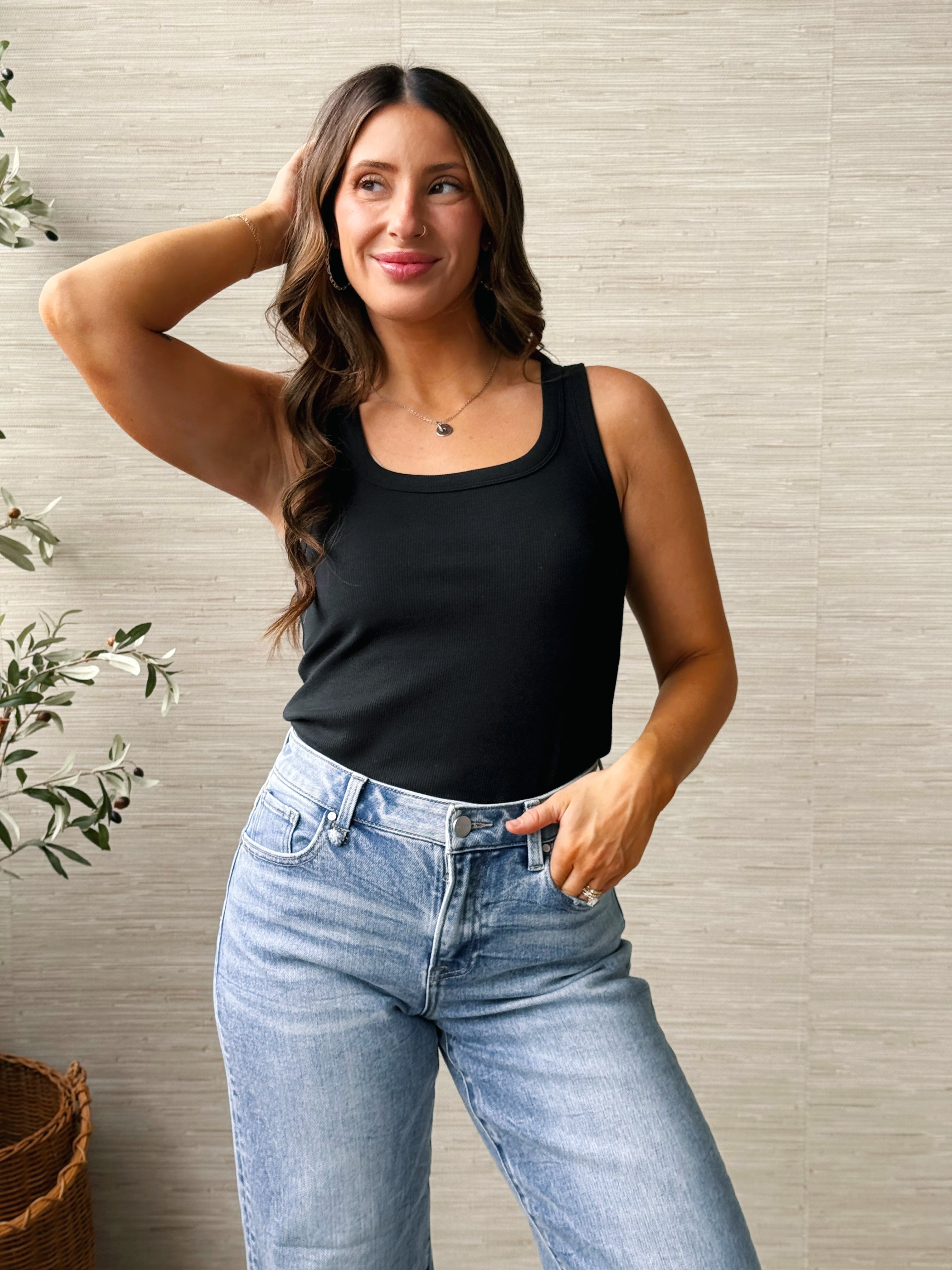 Clarkson Tank - BLACK - willows clothing TANK