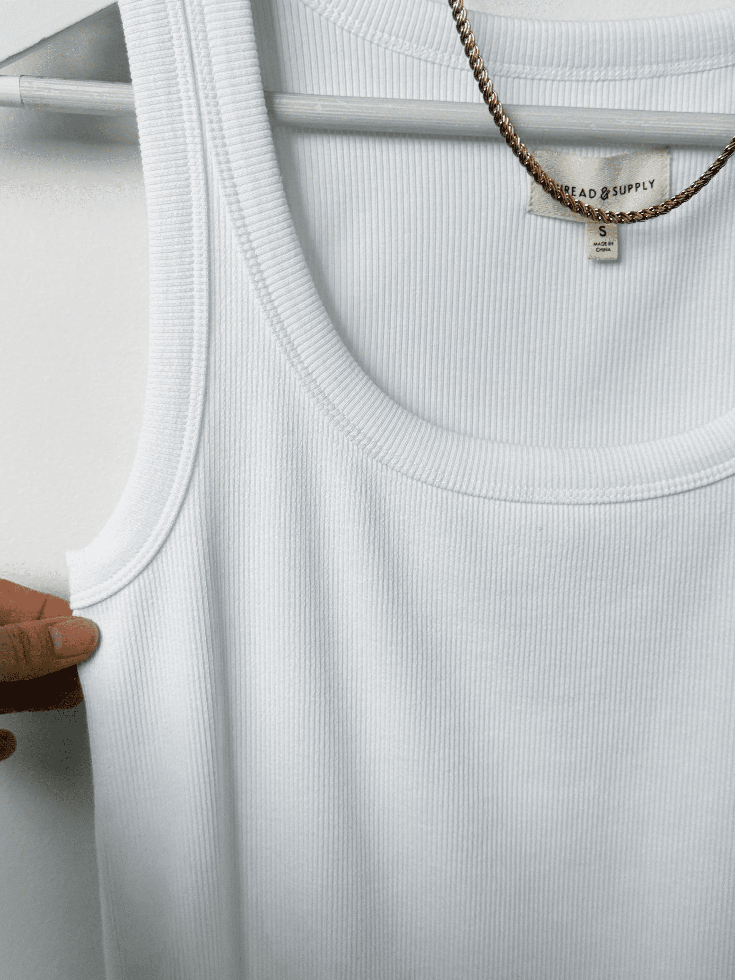 Clarkson Tank - WHITE - willows clothing TANK