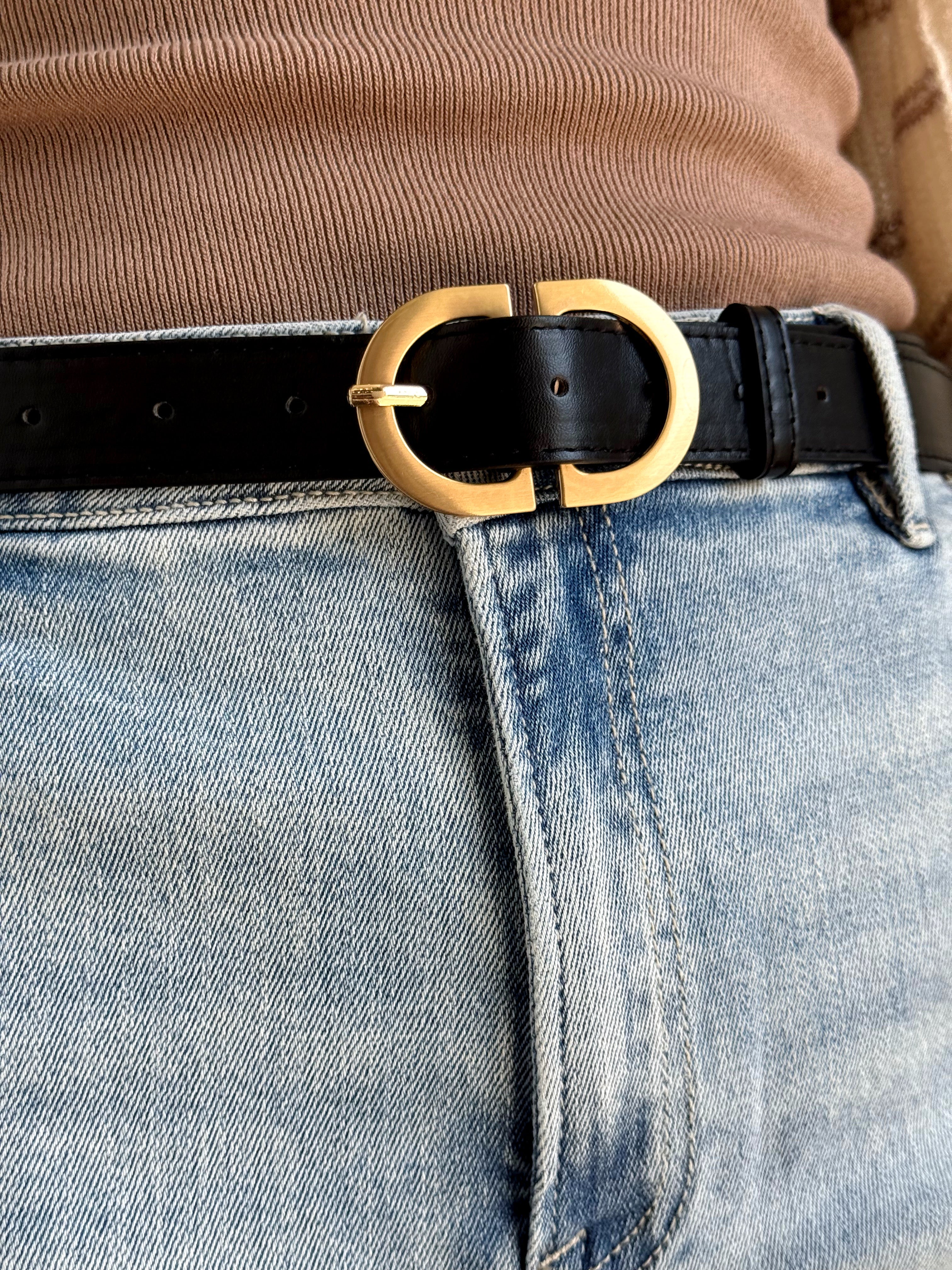 Classic Chic Belt - BLACK - willows clothing Belts