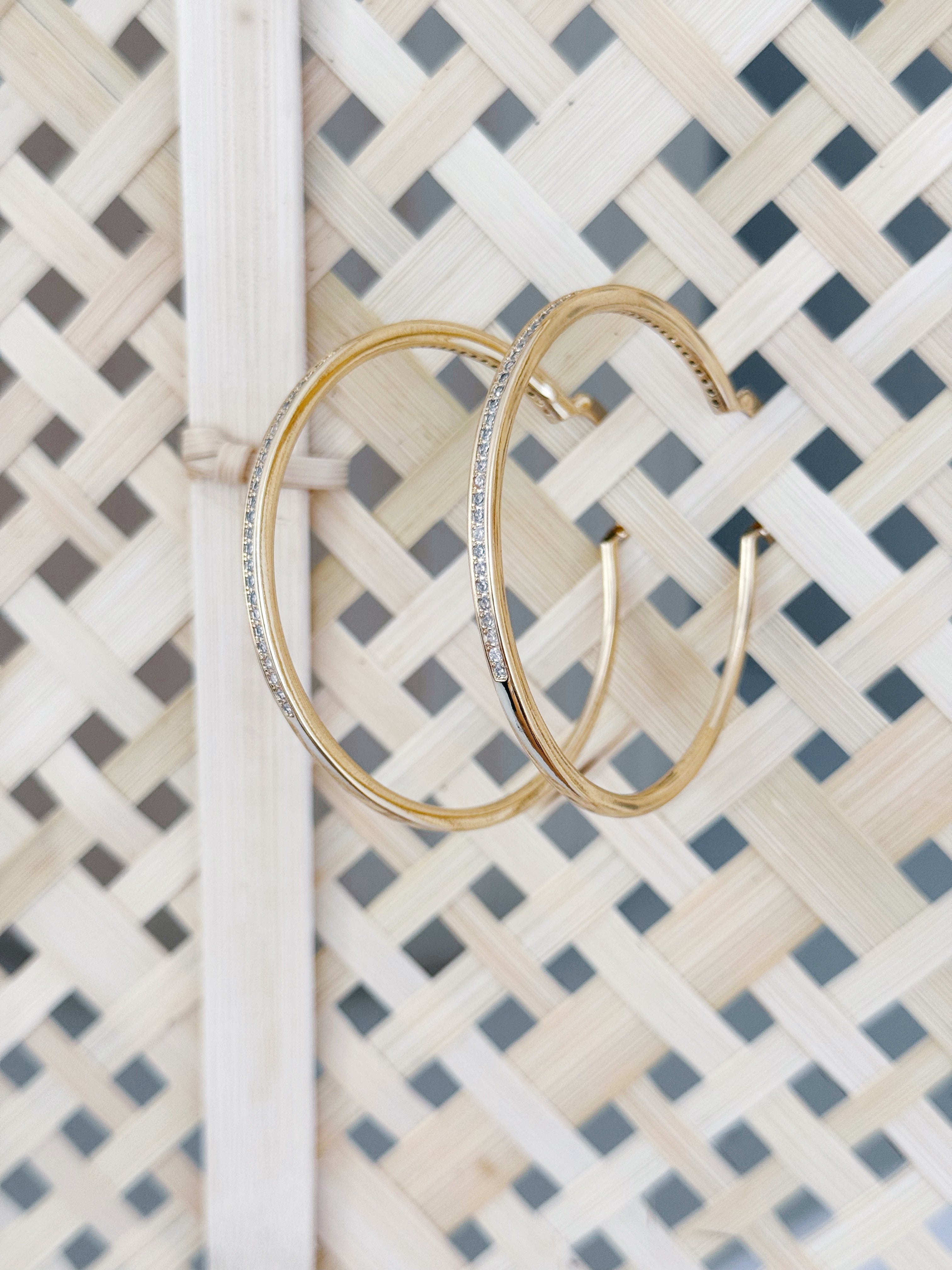 Cosmopolitan Hoop Earring - willows clothing EARRINGS