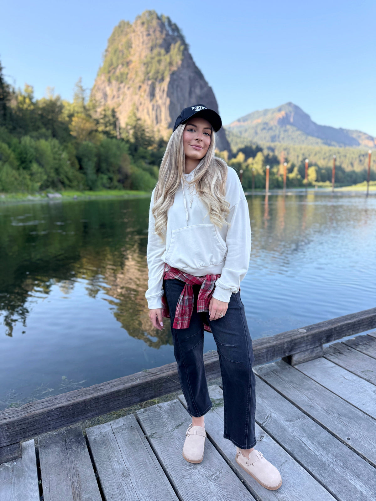 Cozy Wash Hoodie - ALPACA - willows clothing SWEATSHIRT