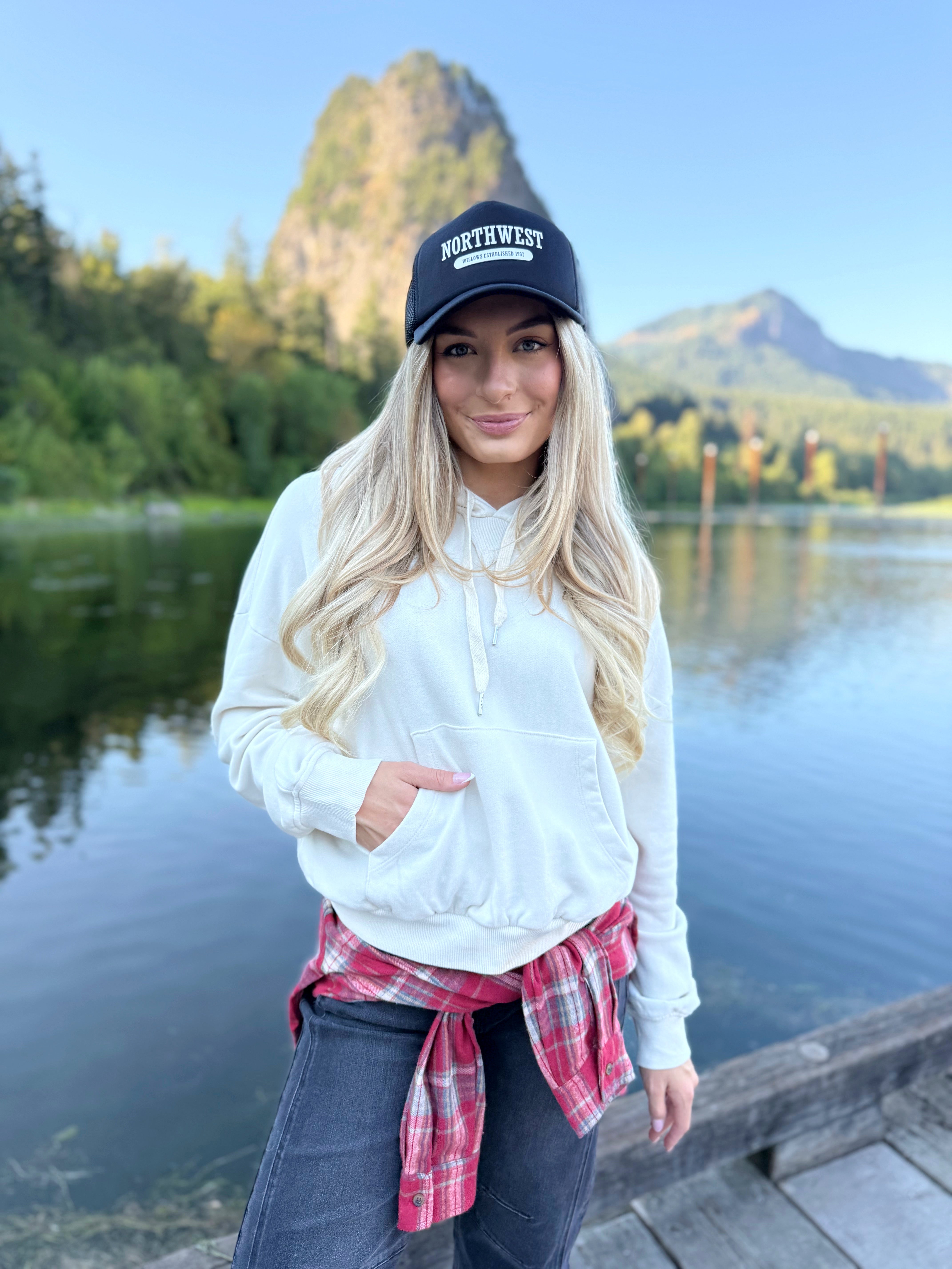 Cozy Wash Hoodie - ALPACA - willows clothing SWEATSHIRT