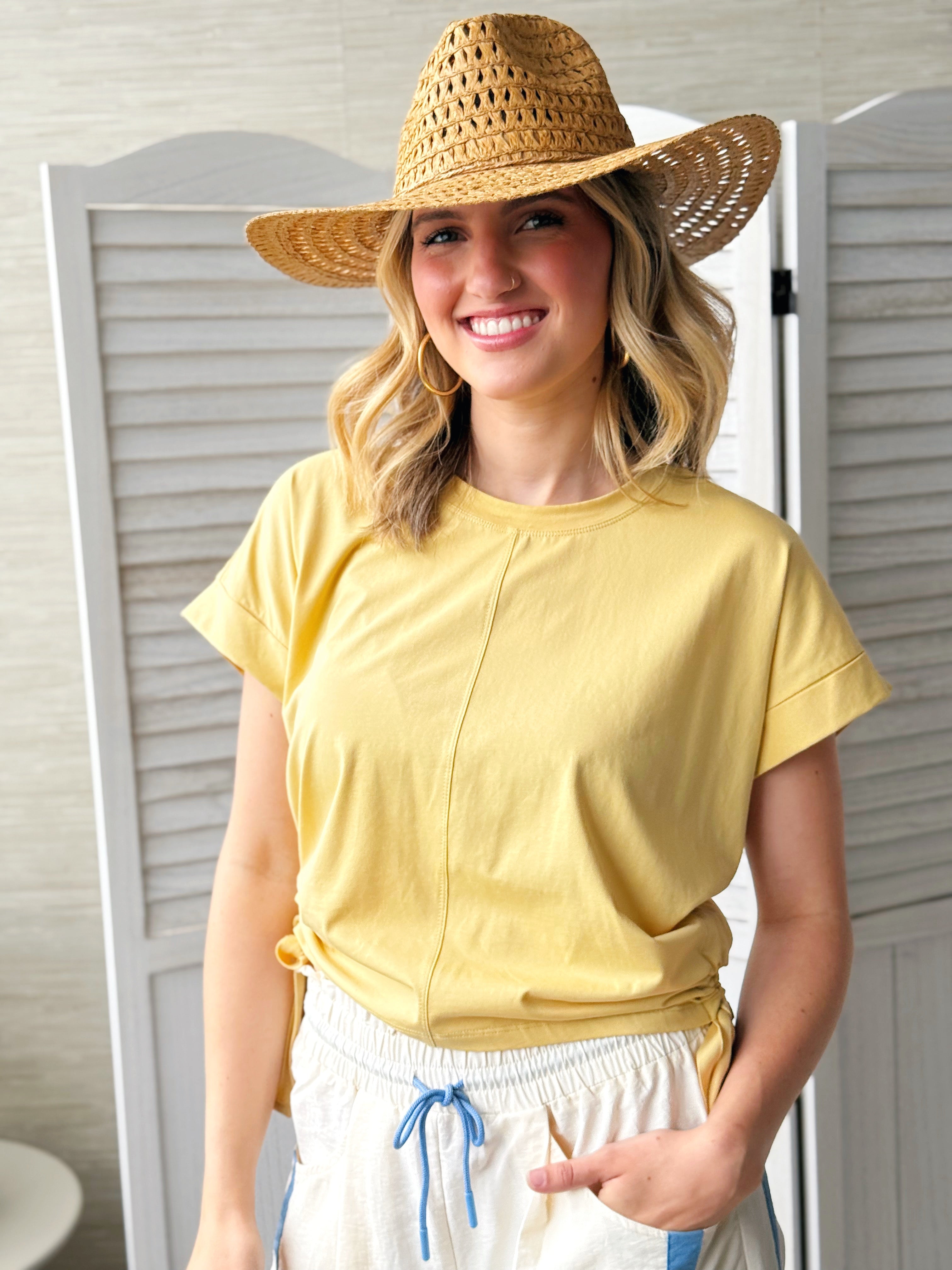 Dakota Tee - DAFFODIL - willows clothing S/S SHIRT