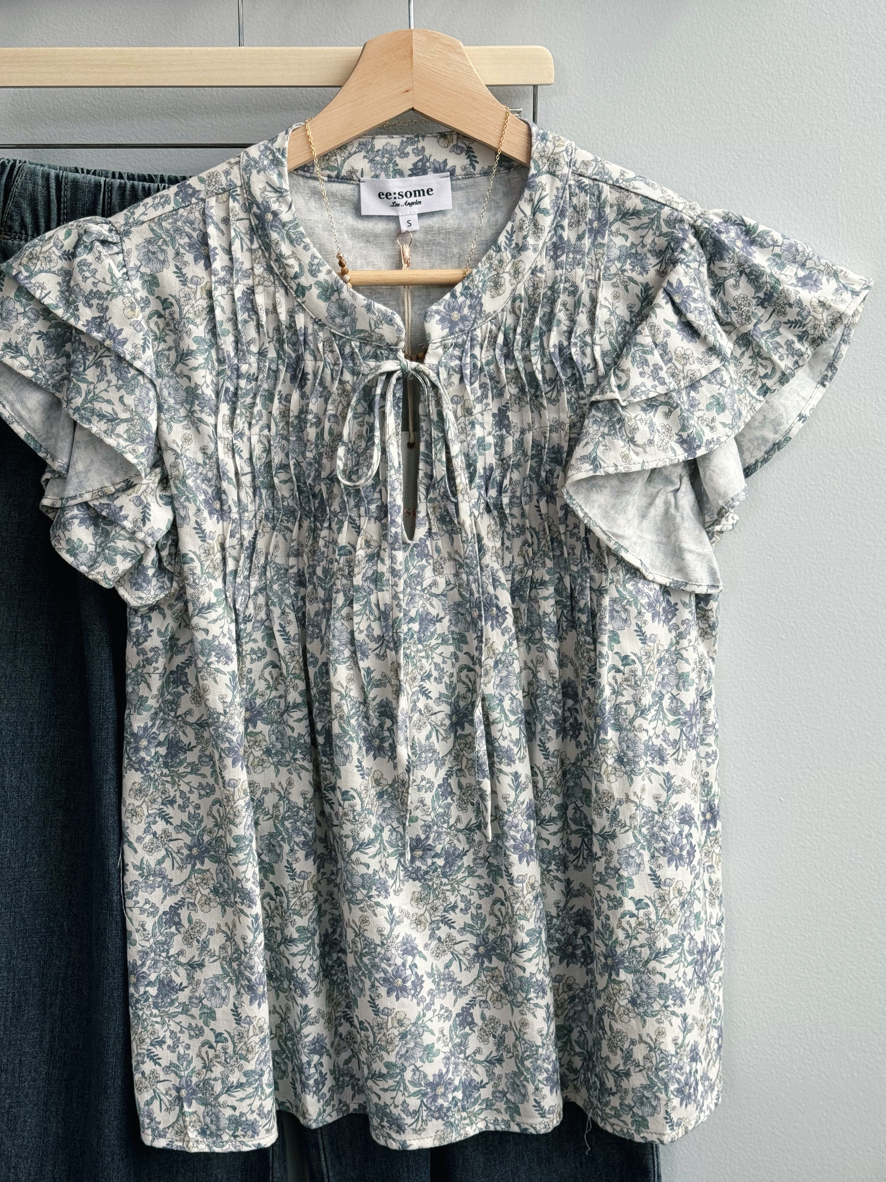 Davina Blouse - LAVENDER HAZE - willows clothing BLOUSE