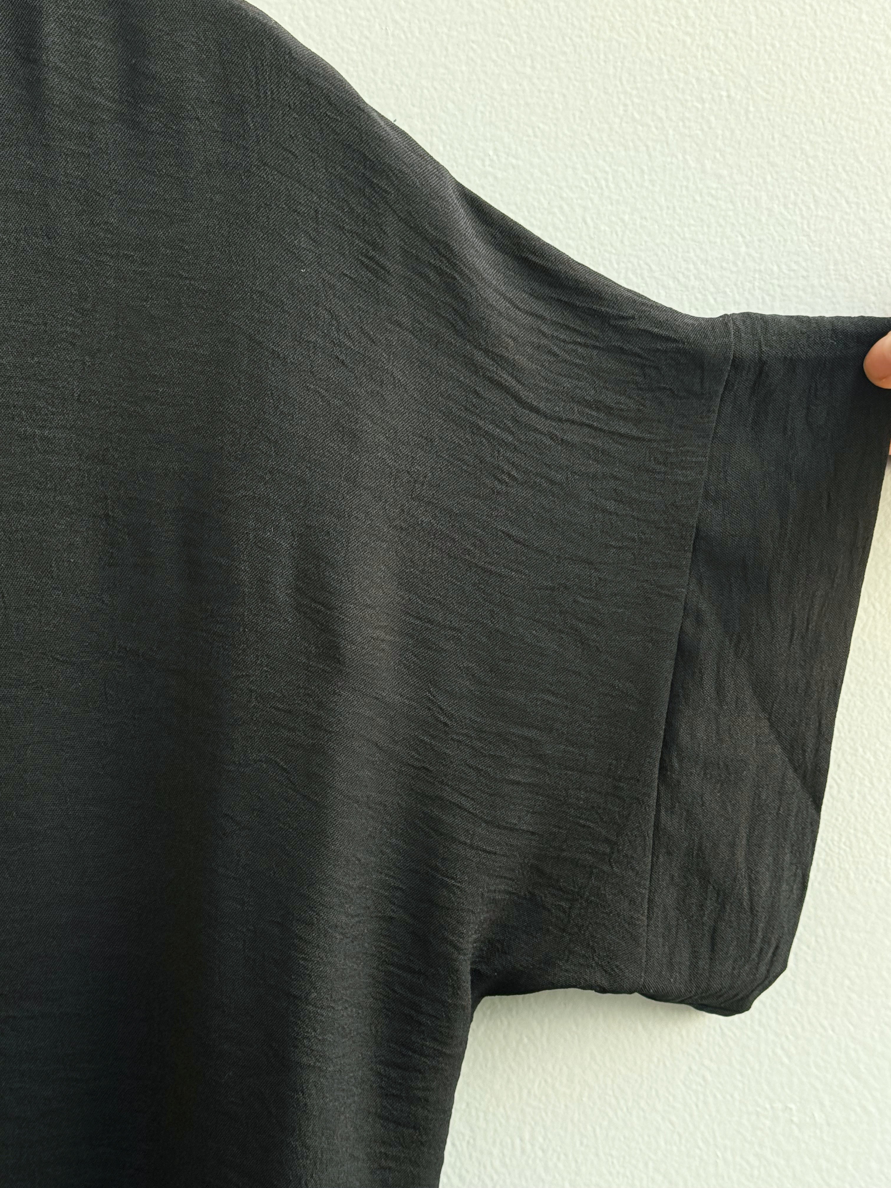 Dawn Blouse - BLACK - willows clothing S/S SHIRT