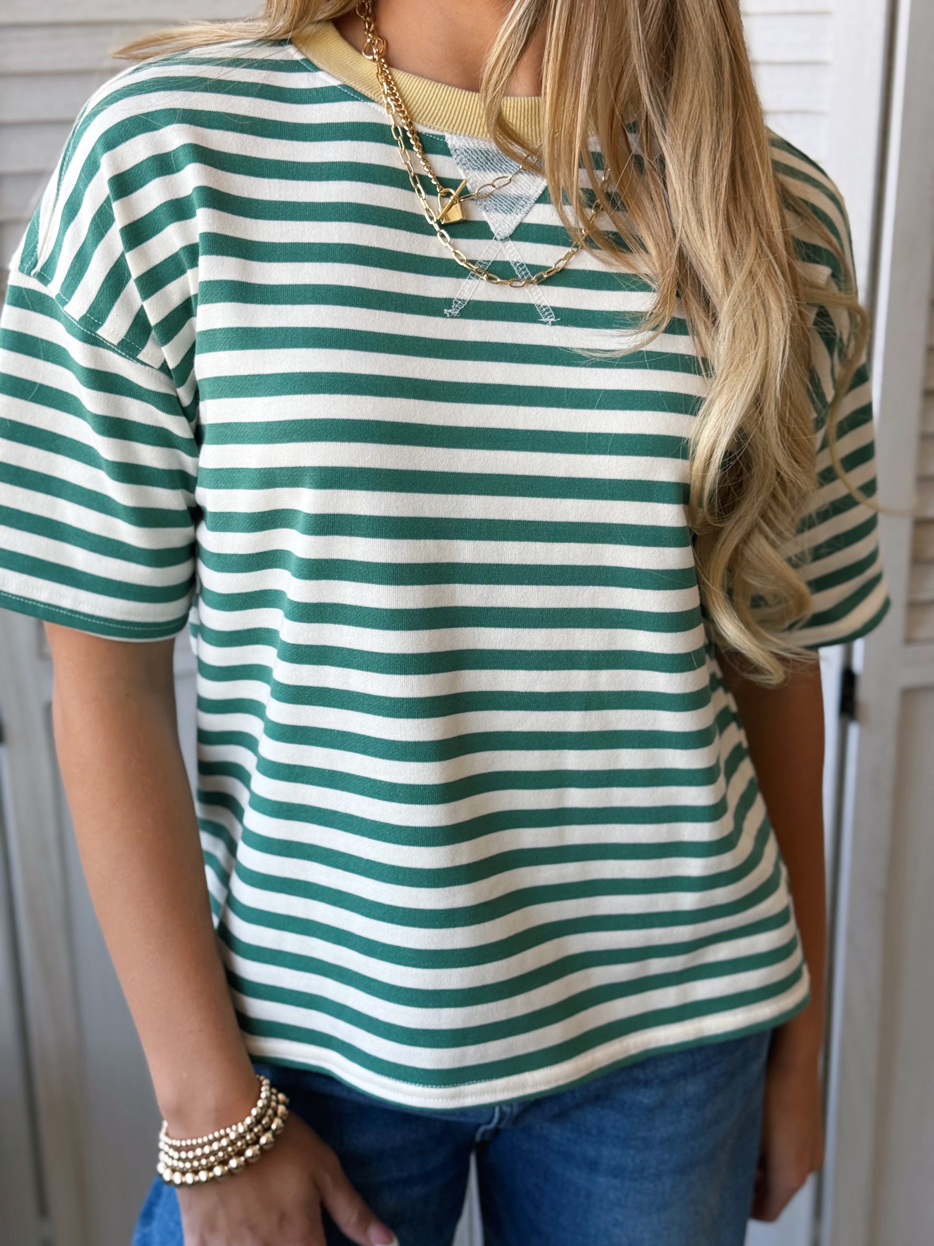 Daylin Tee - GREEN - willows clothing S/S SHIRT