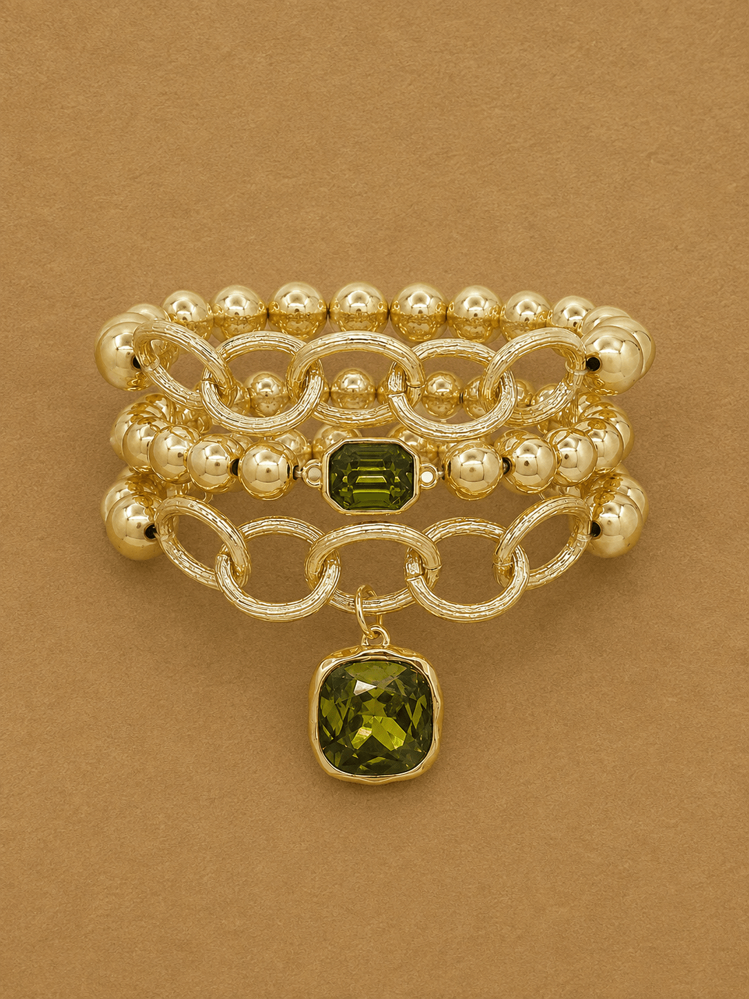 Deondre Bracelet - GREEN - willows clothing Bracelets