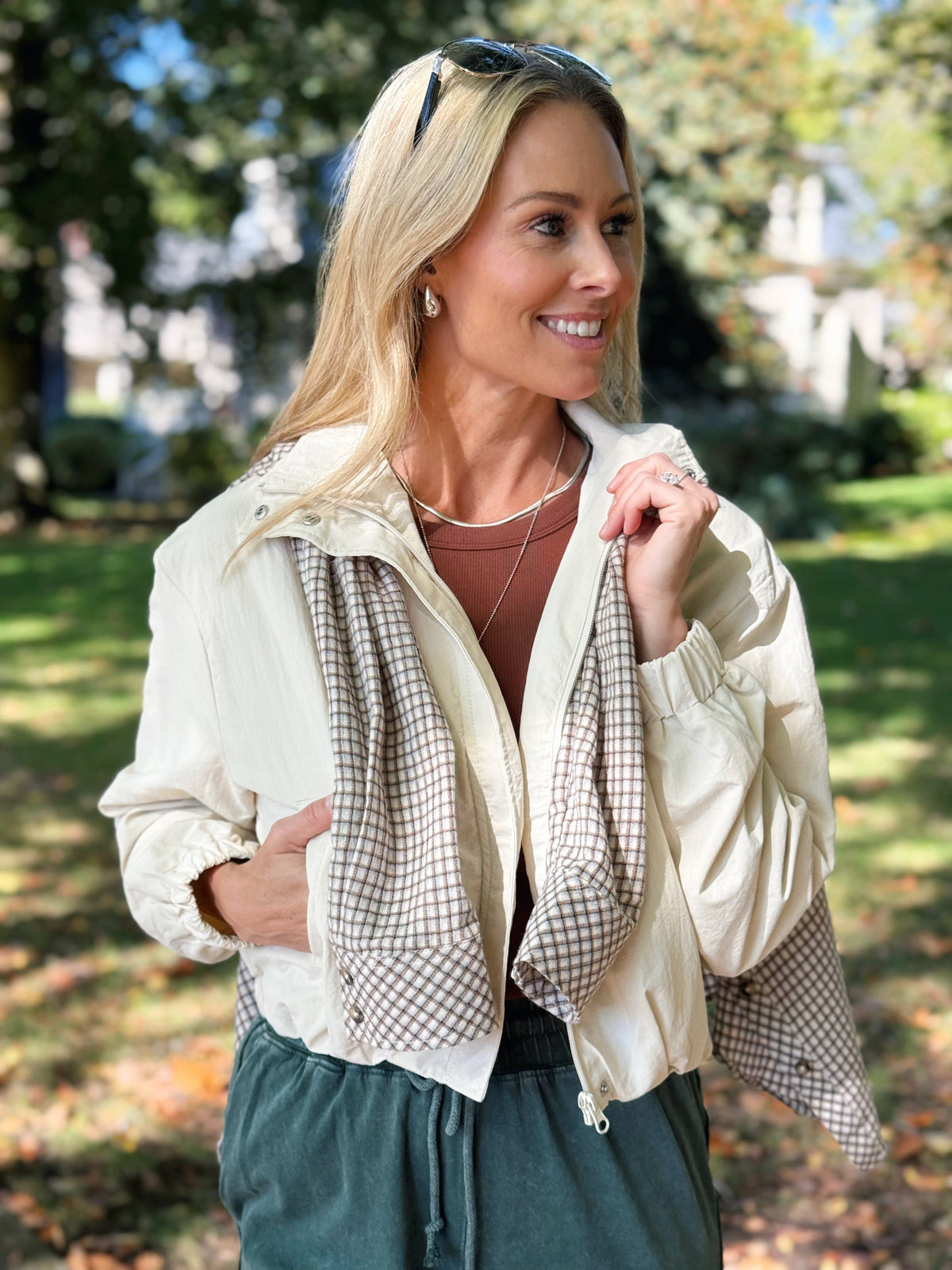 Drift Shell Jacket - CREAM - willows clothing JACKET