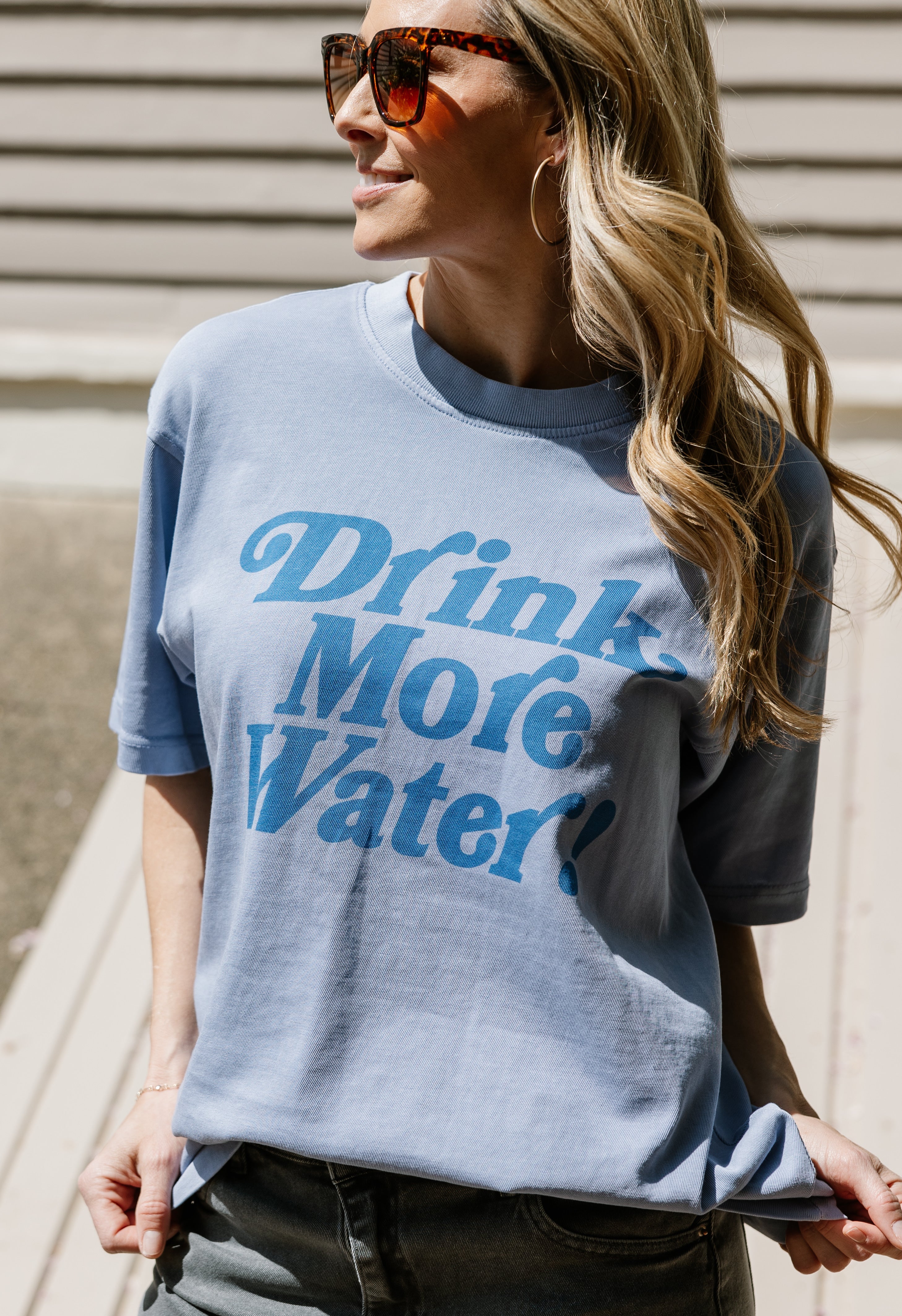 Drink More Water Tee - GRAPE ICE - willows clothing S/S Shirt