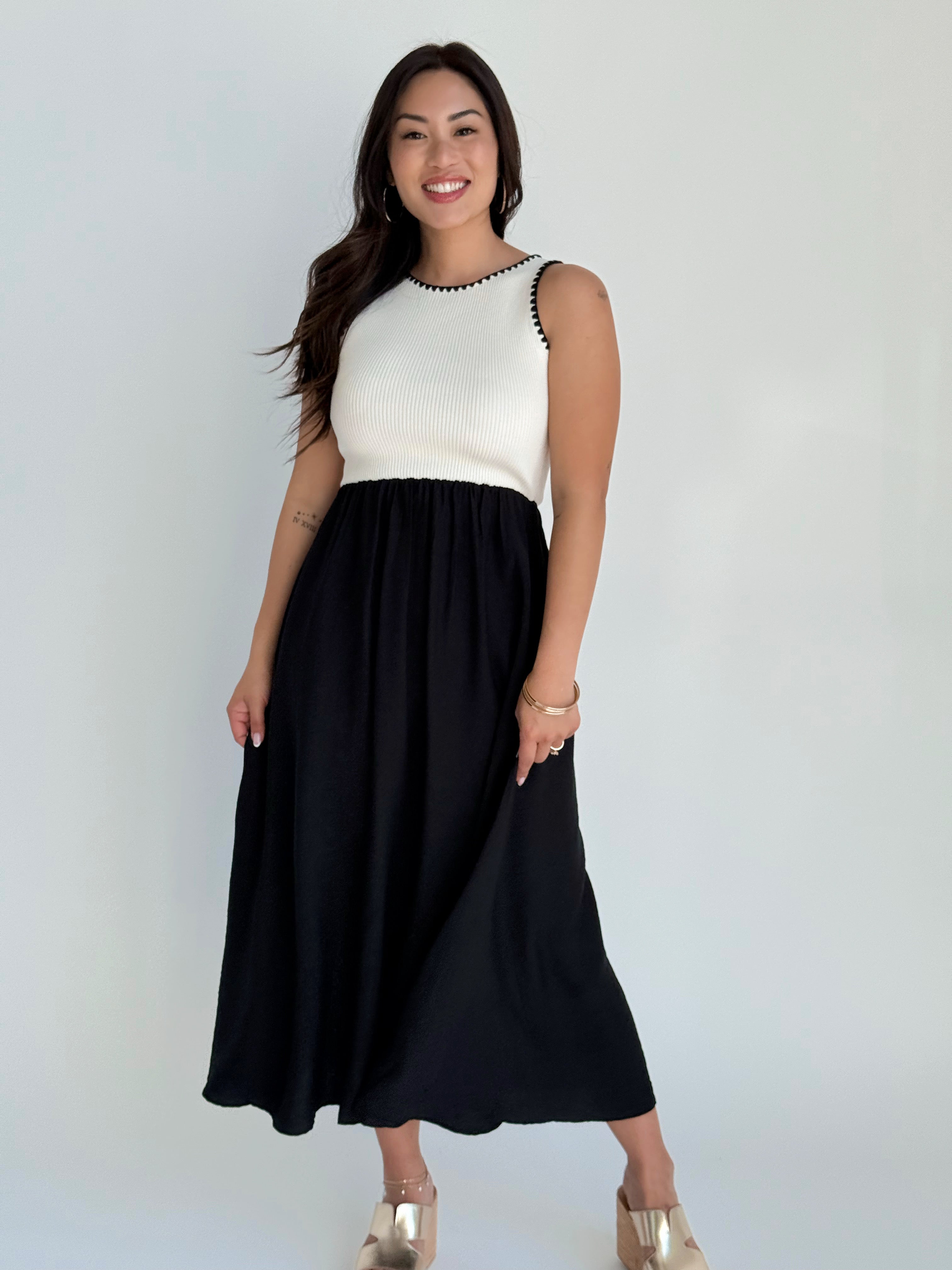 Edith Dress - BLACK - willows clothing Long Dress