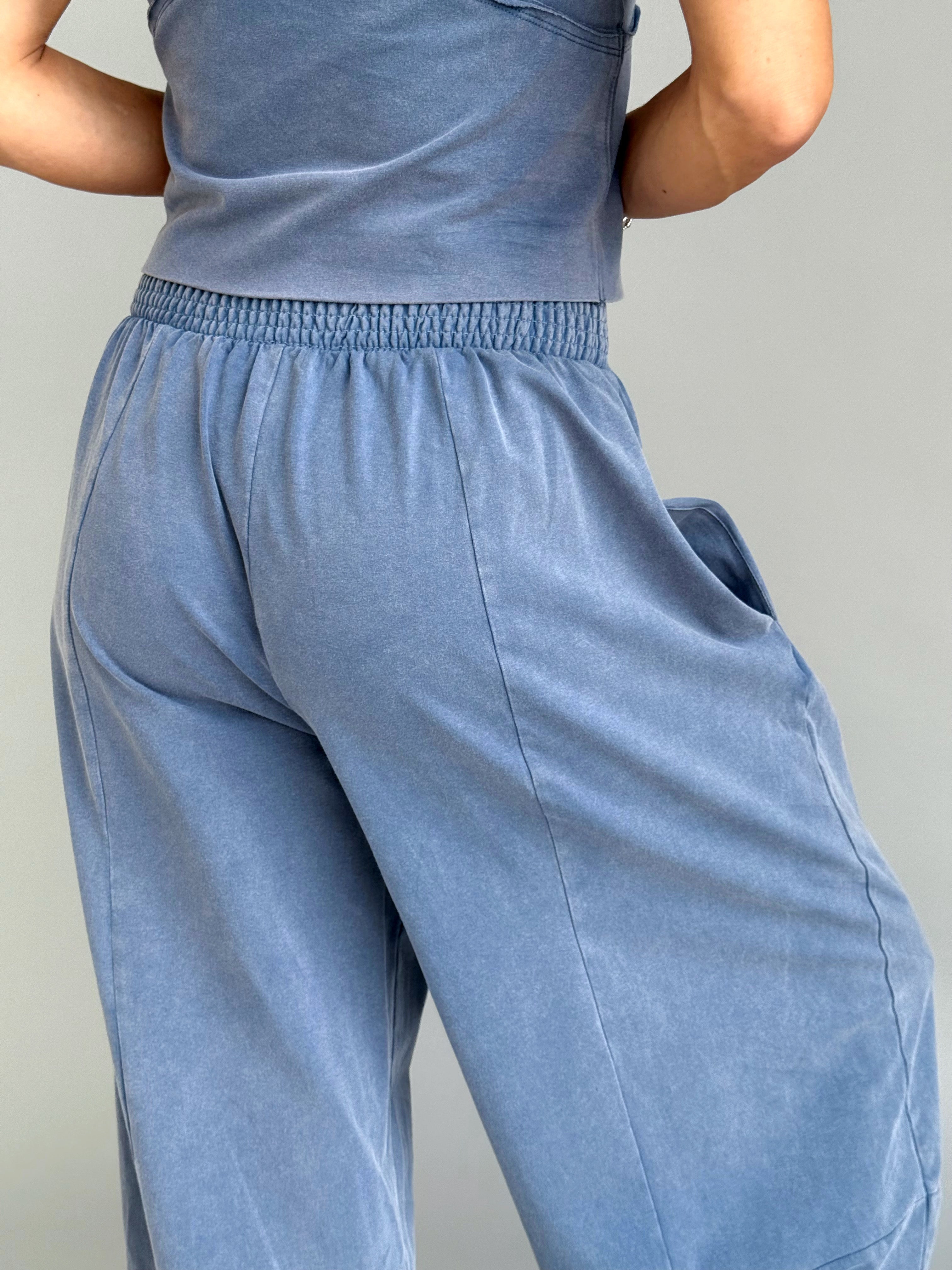 Eleni Sweatpants - DENIM - willows clothing Sweatpants